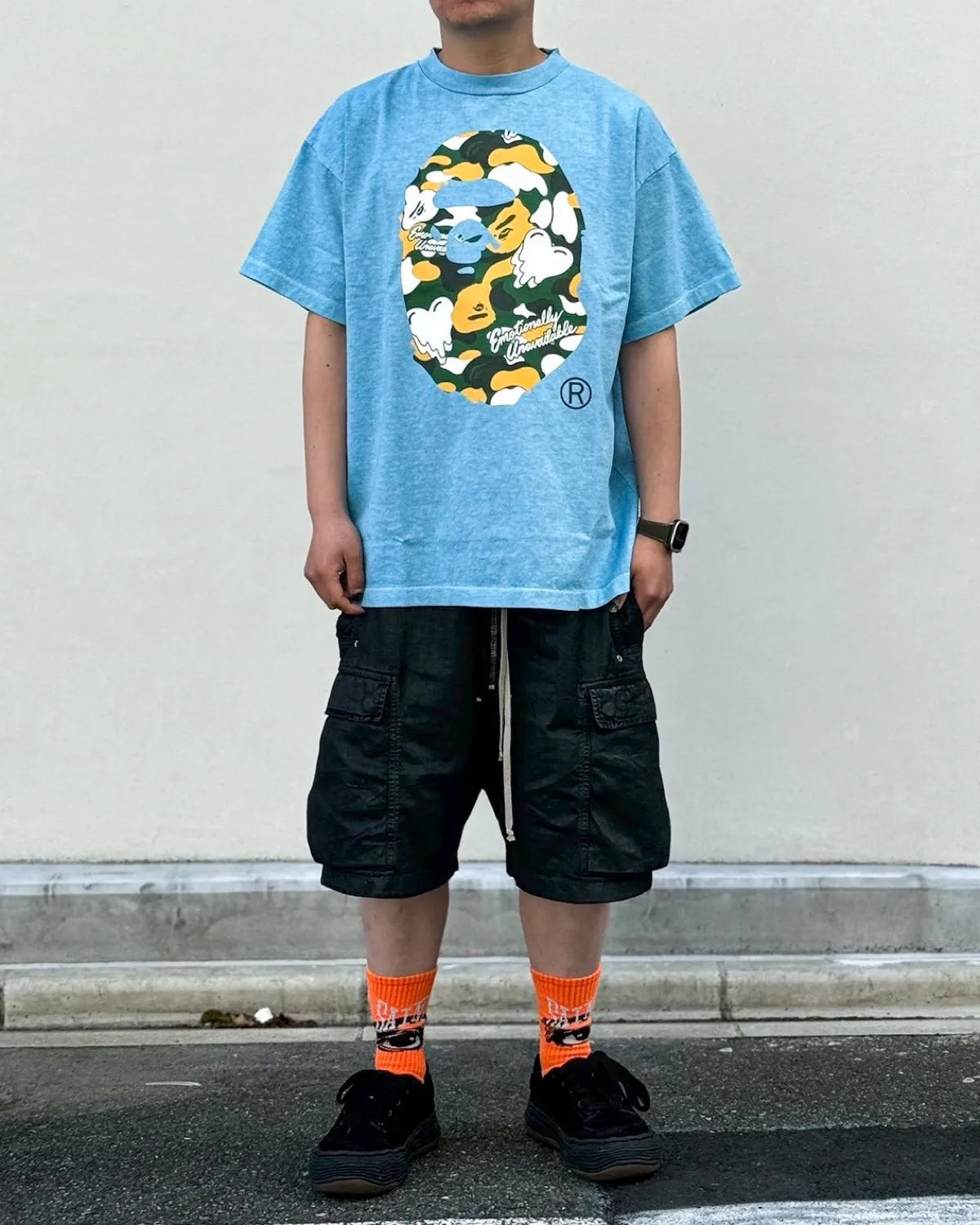 Emotionaly Unavailable × A BATHING APE®︎ /  EU APE SS TEE (EU-MK8-0000-C07)