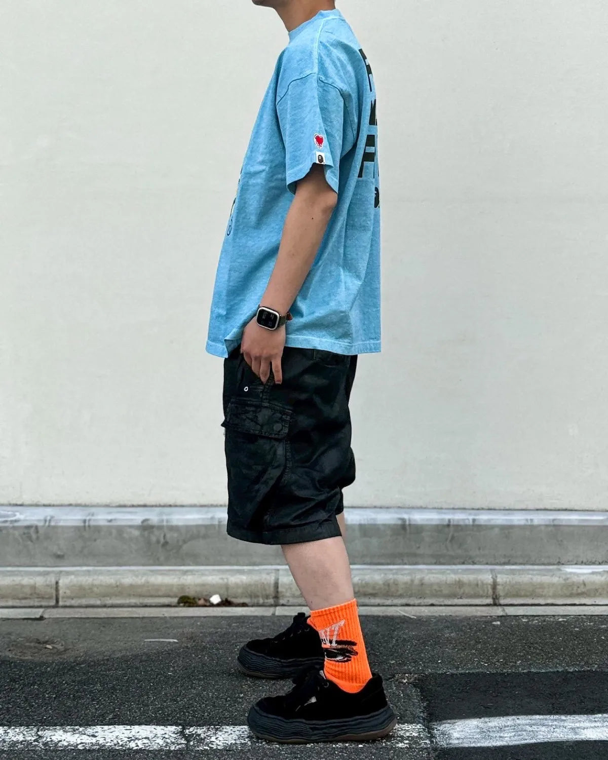 Emotionaly Unavailable × A BATHING APE®︎ /  EU APE SS TEE (EU-MK8-0000-C07)