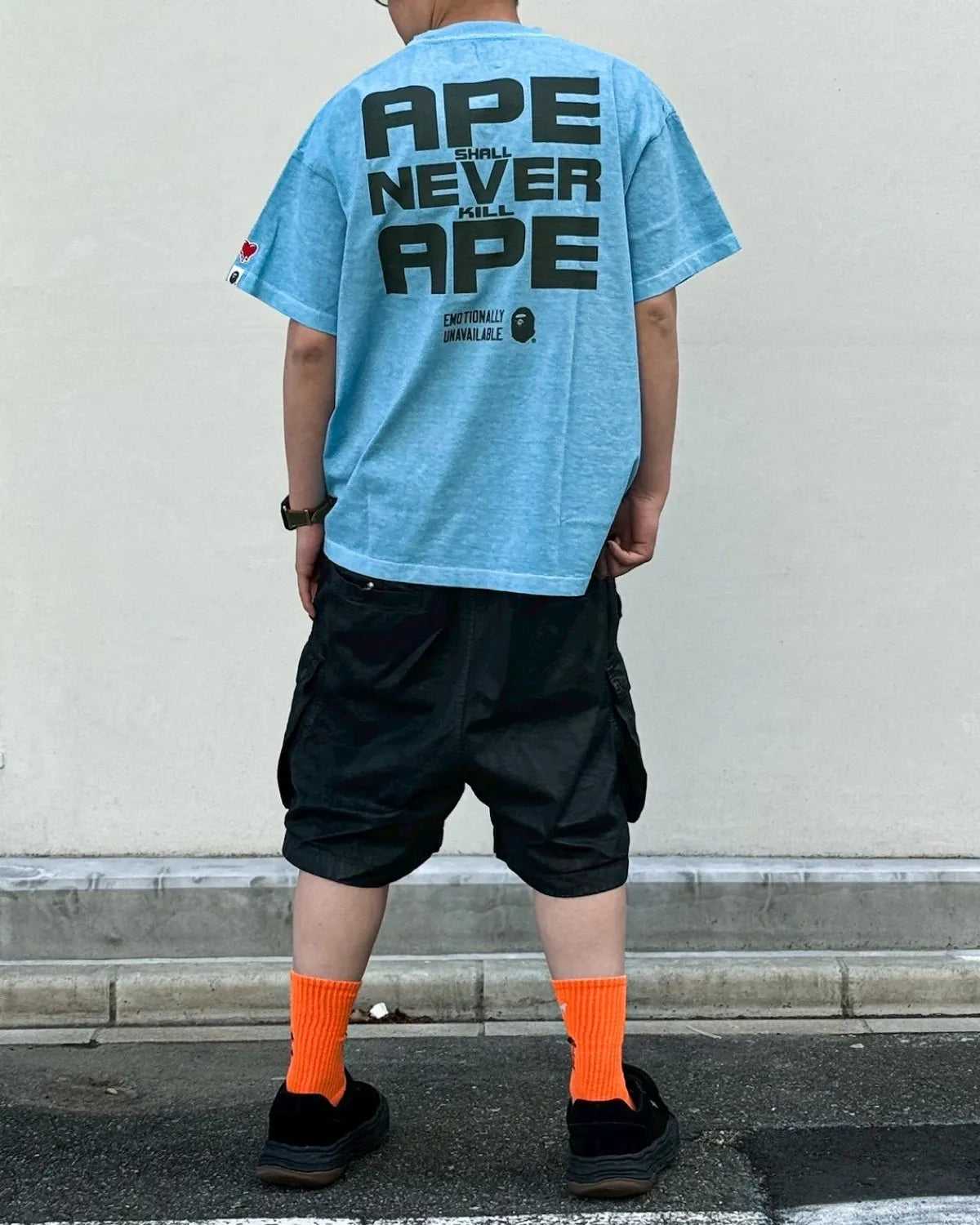 Emotionaly Unavailable × A BATHING APE®︎ /  EU APE SS TEE (EU-MK8-0000-C07)