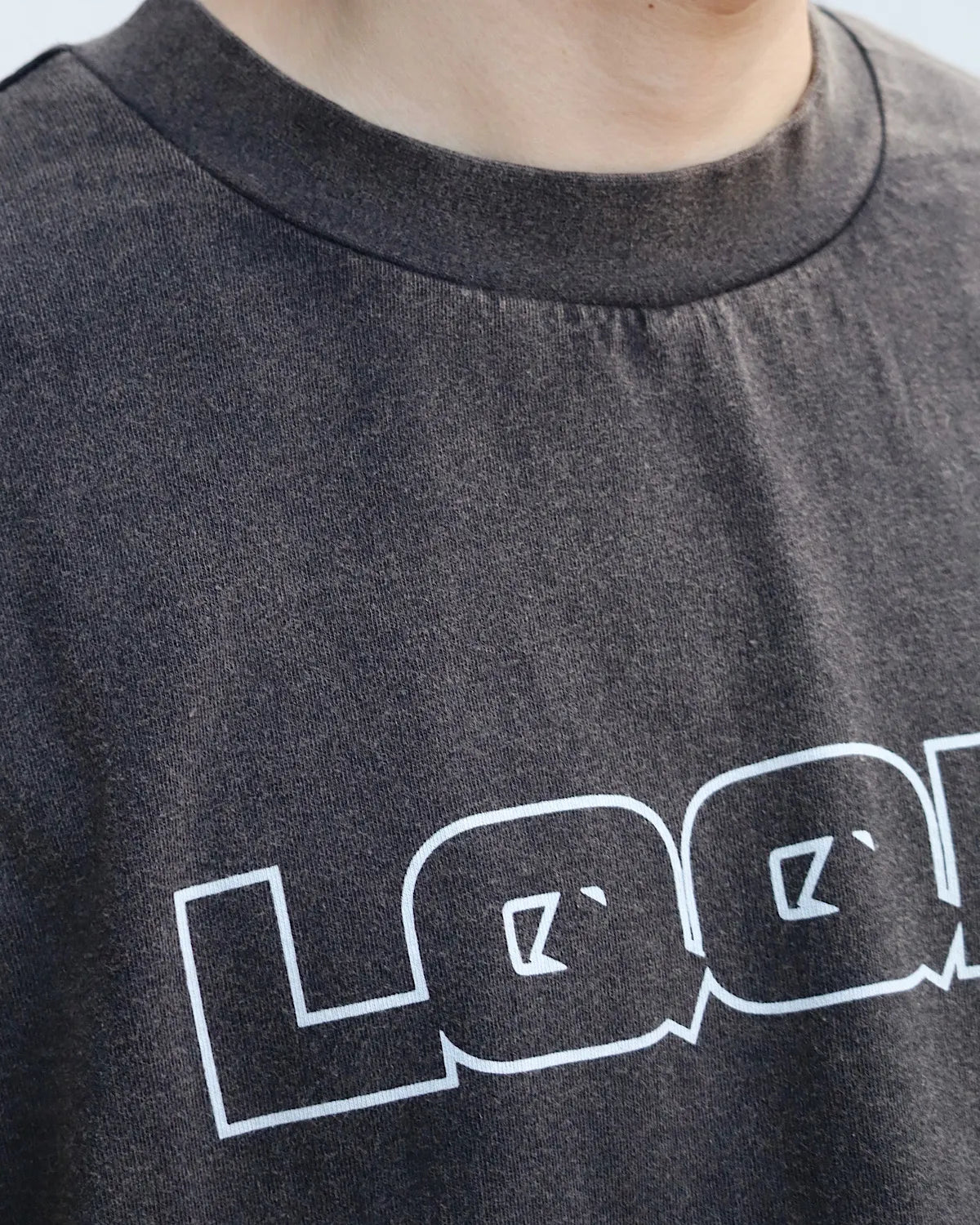 LQQK STUDIO / DISCHARGE DECONSTRUCTION TEE (LQS26DS10)