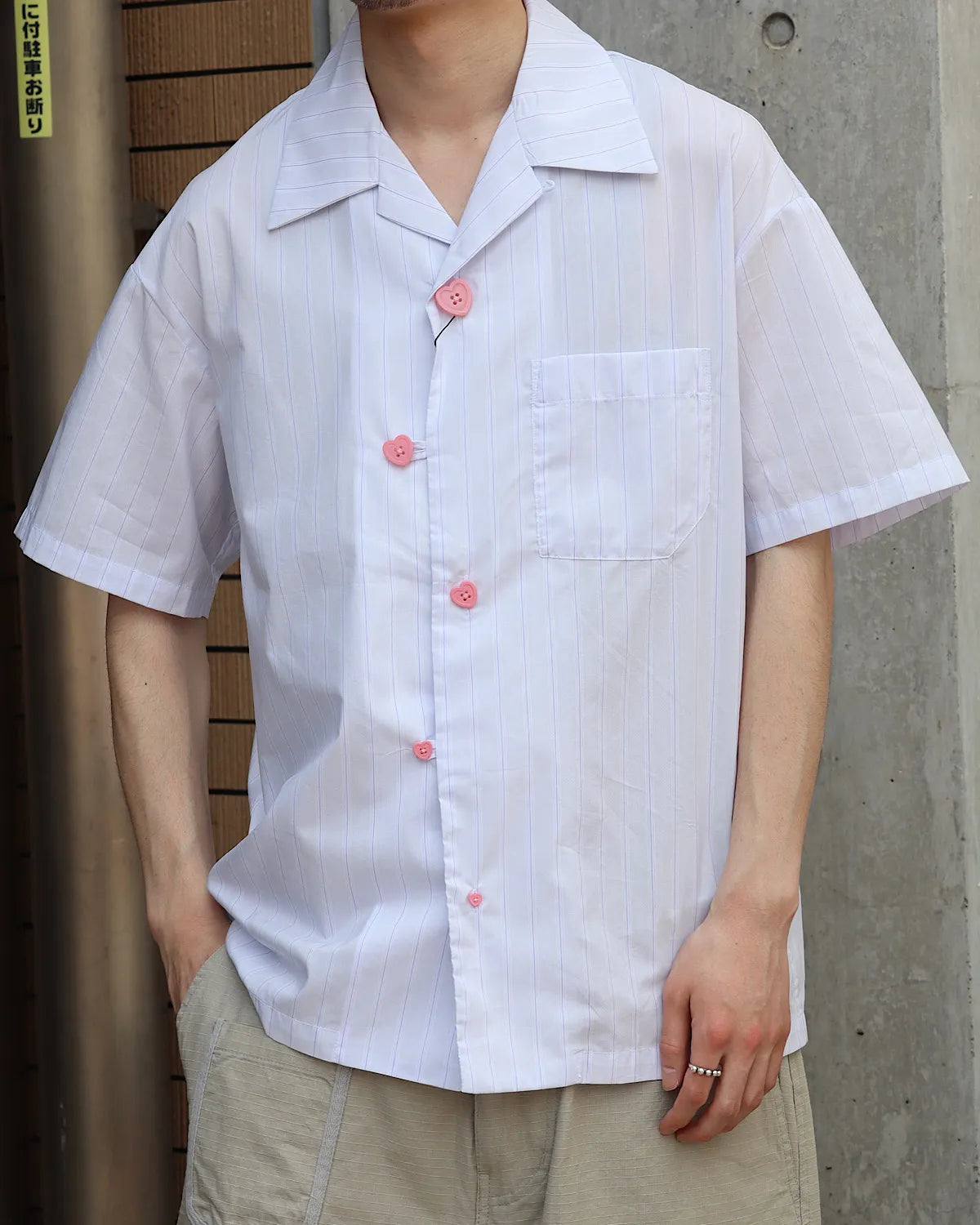 PHINGERIN / FLOATING HEART SS SHIRT (PD-261-SST-031)