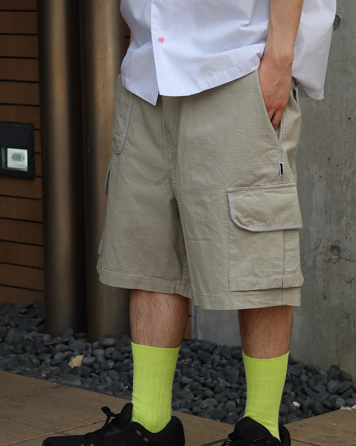PHINGERIN / RIPSTOP TRIM SHORTS (PD-261-SBT-021)