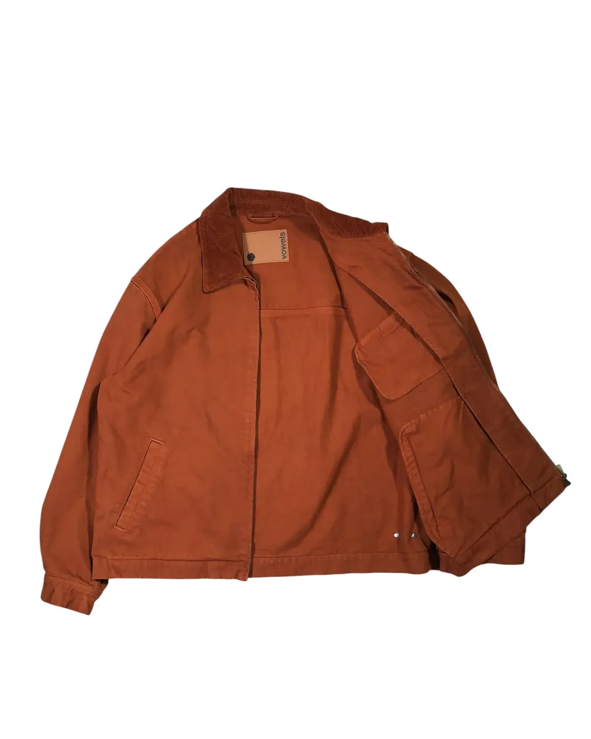 vowels / CORD COLLARED ZIP UP (VO-26SS-OW065)