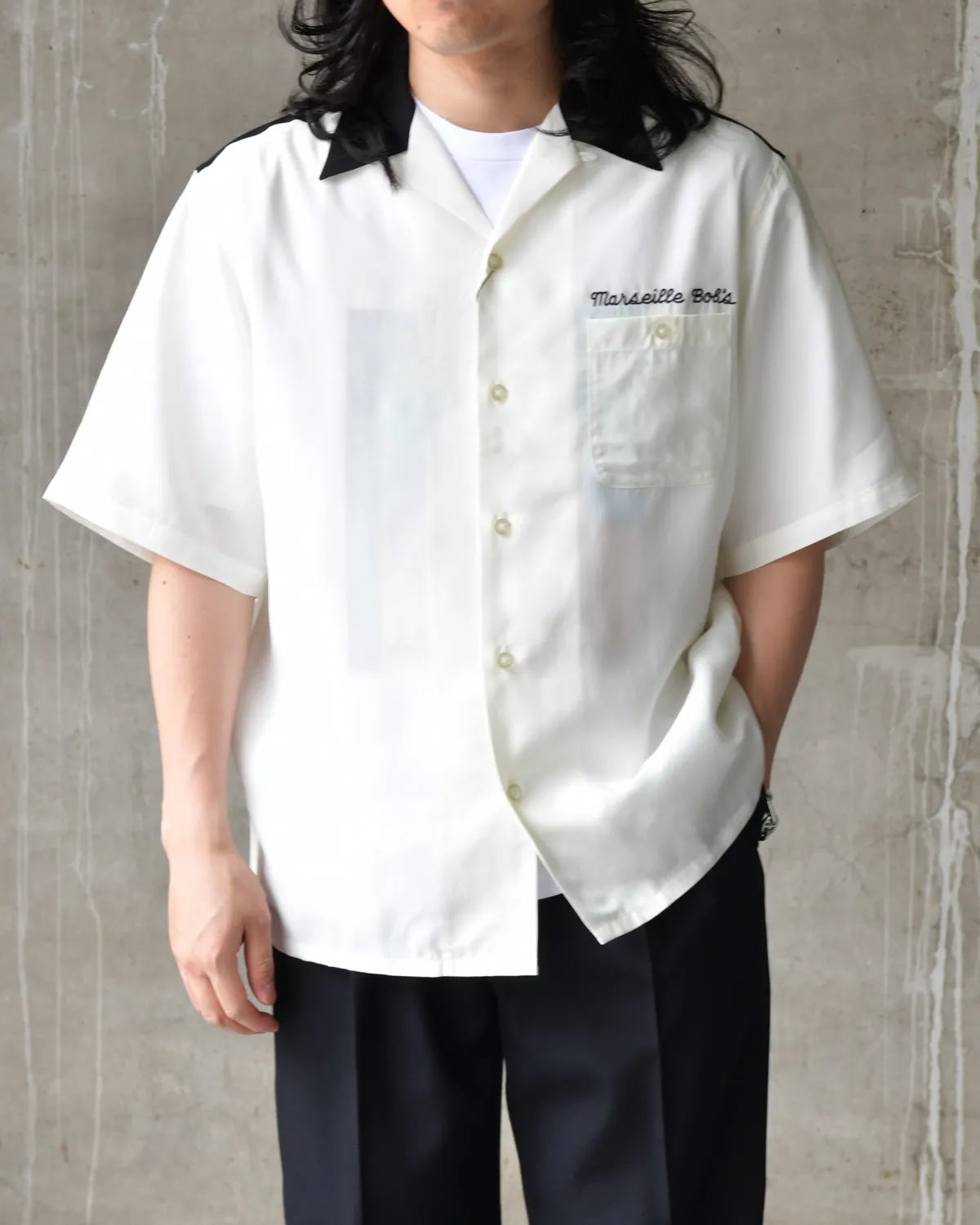 Mikiさん専用ハグオーワー　リネンボタン付きプルオーバー（ホワイトセージ） Mikiさん専用ハグオーワー リネンボタン付きプルオーバー（ホワイト