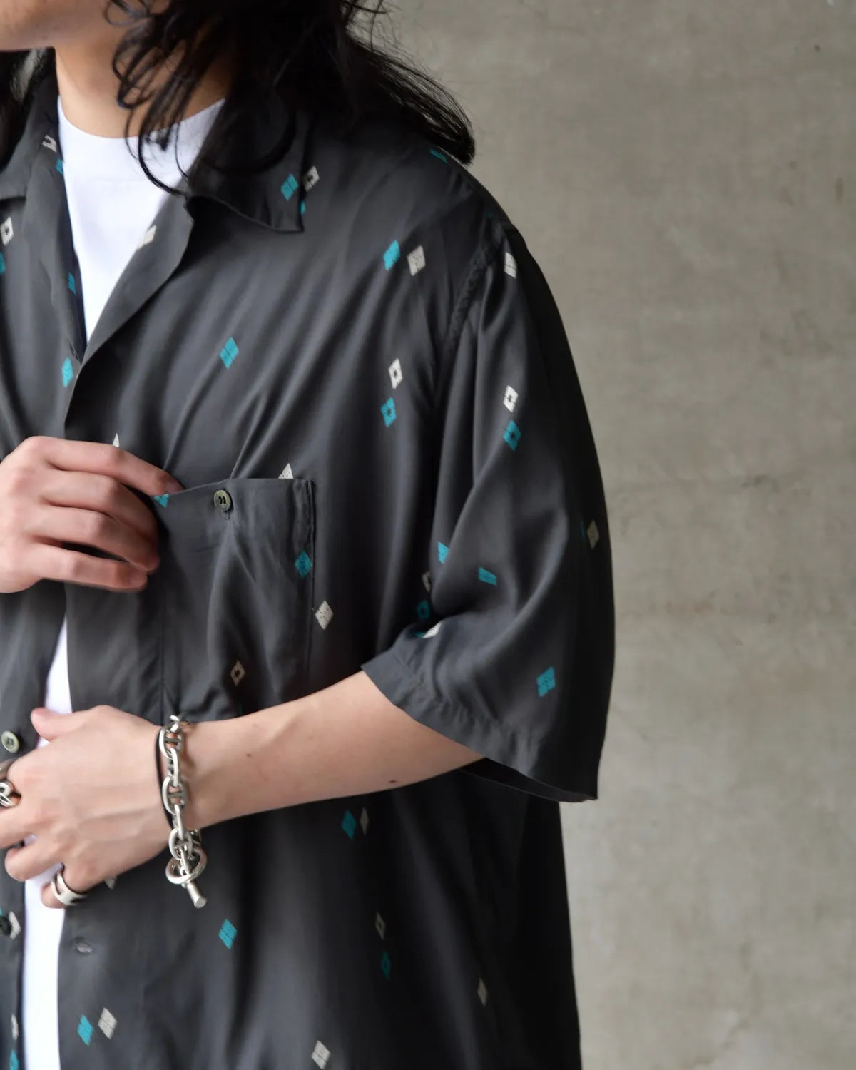 Unlikely / Unlikely Rayon Shirts S/S Argyle (U26S-01-0001)