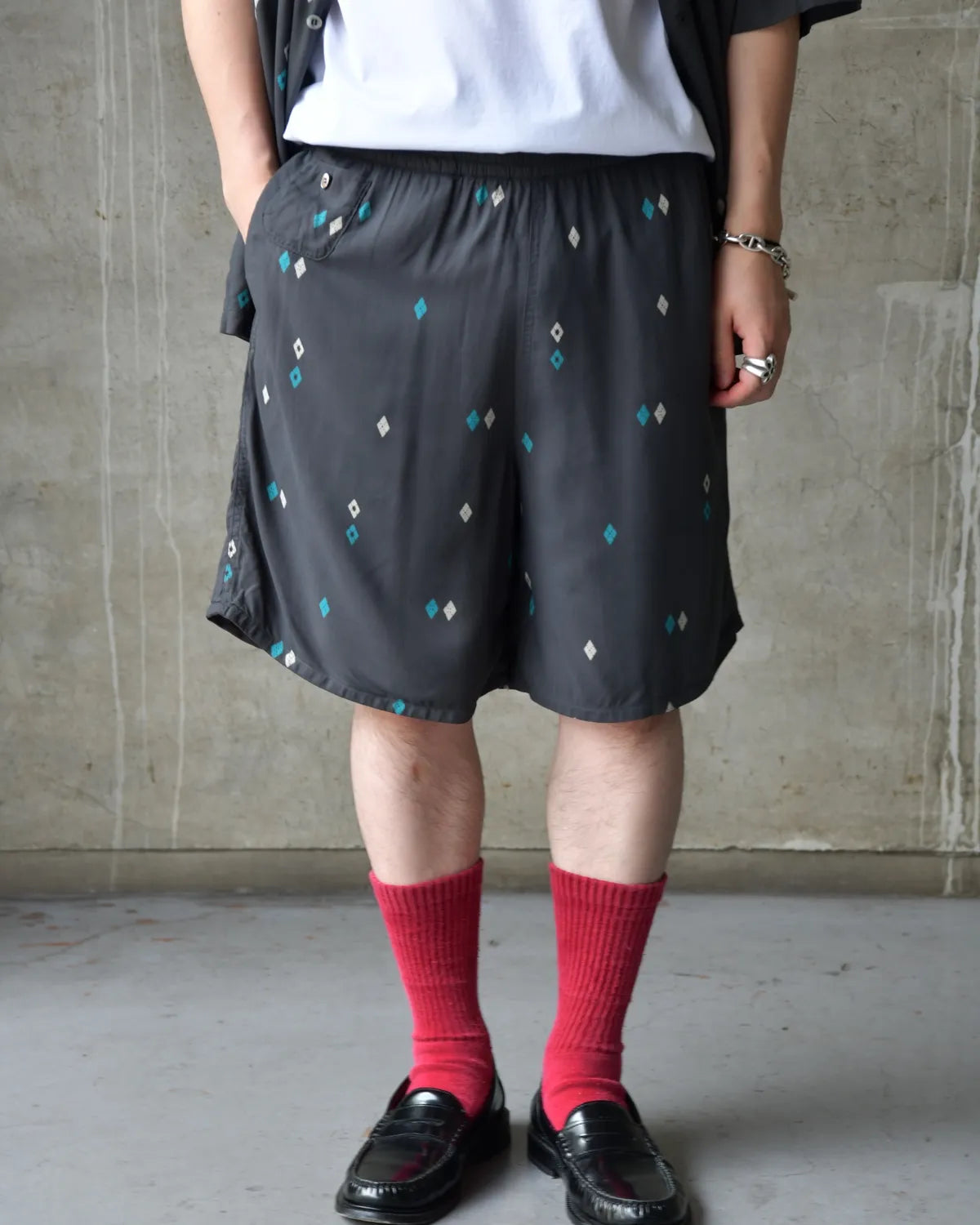Unlikely / Unlikely Reversible Summer Shorts Argyle (U26S-25-0002)