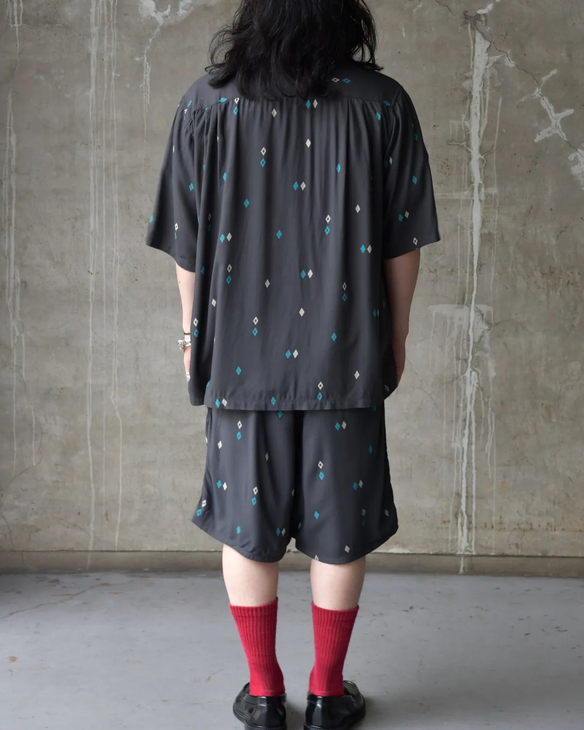 Unlikely / Unlikely Rayon Shirts S/S Argyle (U26S-01-0001)