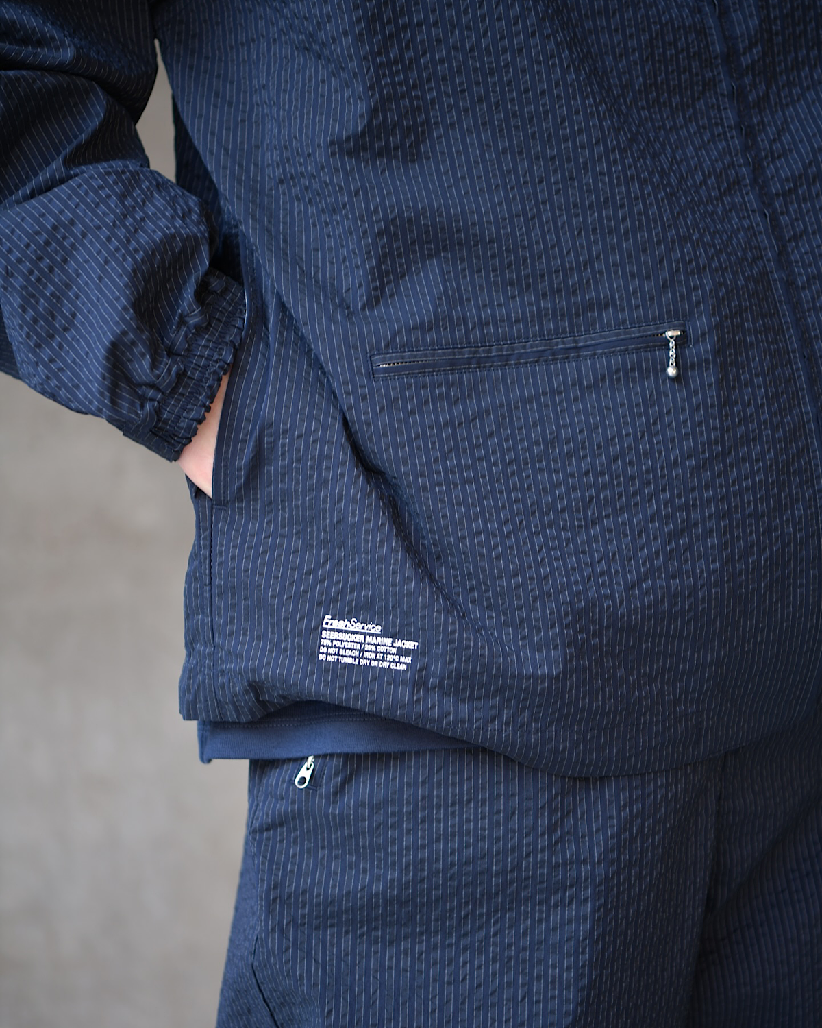 FreshService / SEERSUCKER MARINE JACKET (FSC261-30226)
