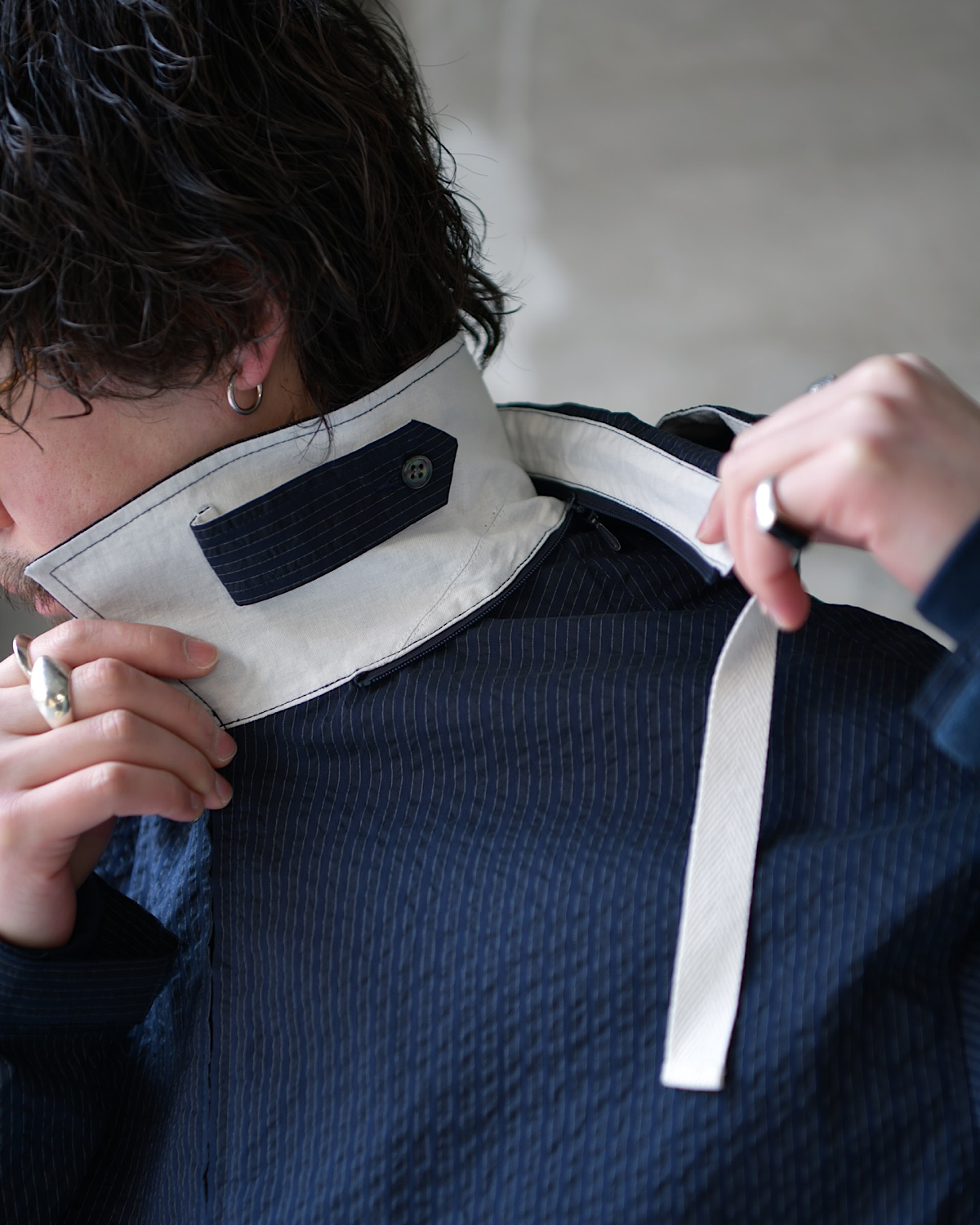 FreshService / SEERSUCKER MARINE JACKET (FSC261-30226)