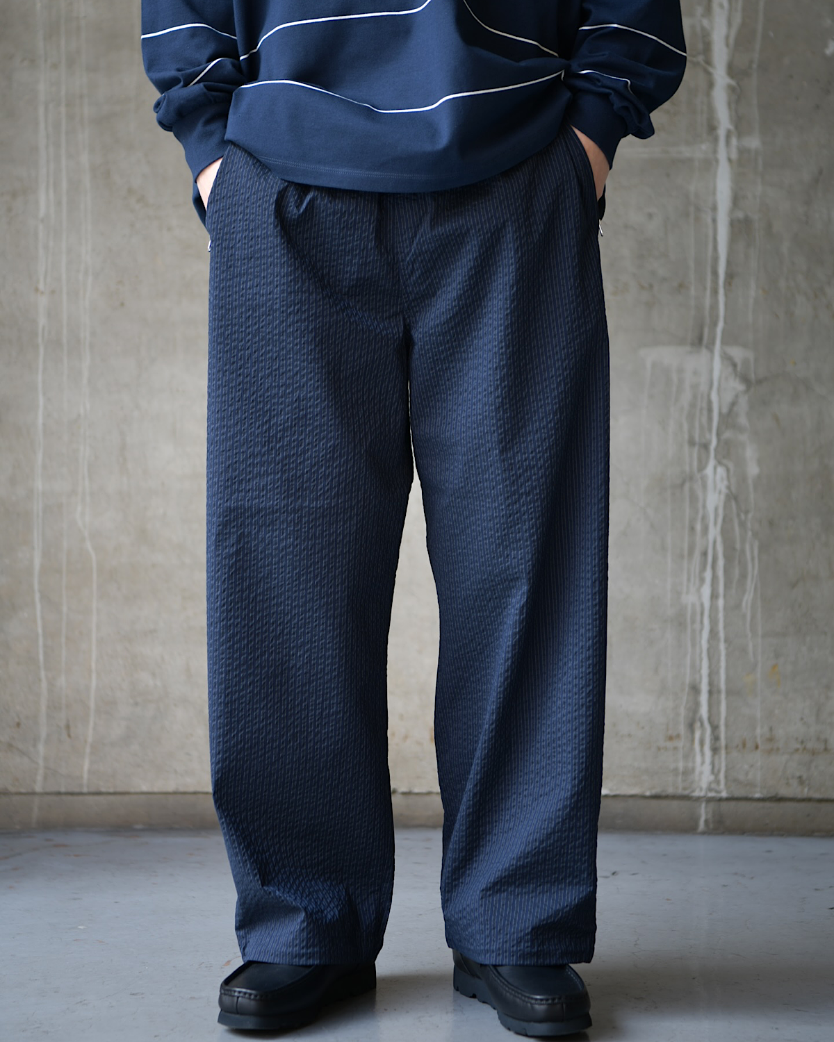 FreshService / SEERSUCKER TRACK PANTS (FSC261-40227)