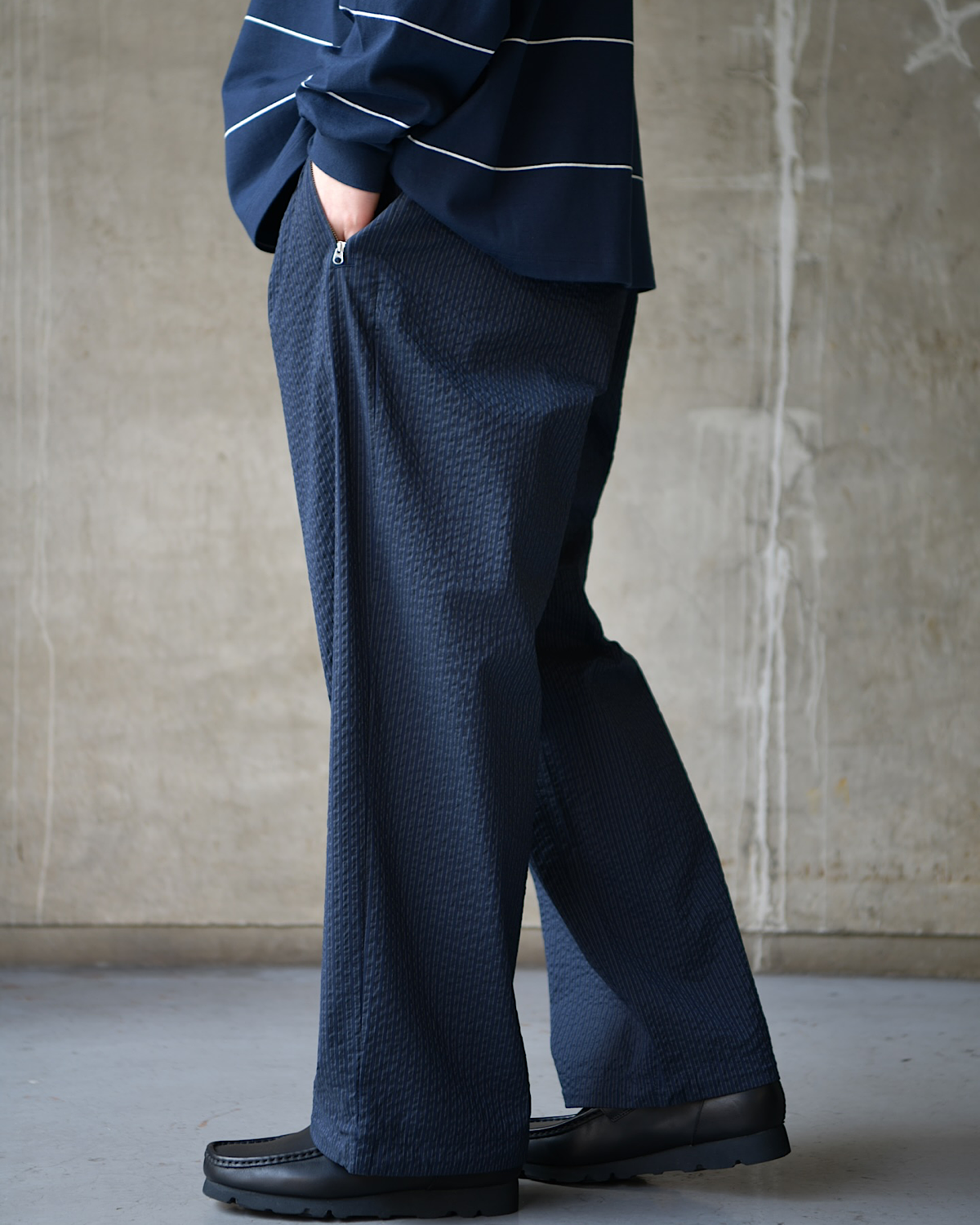 FreshService / SEERSUCKER TRACK PANTS (FSC261-40227)