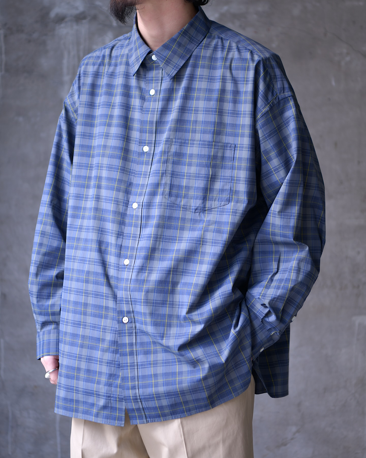 FreshService / MADRAS DRY TECH REGULAR COLLAR SHIRT (FSC261-50251)