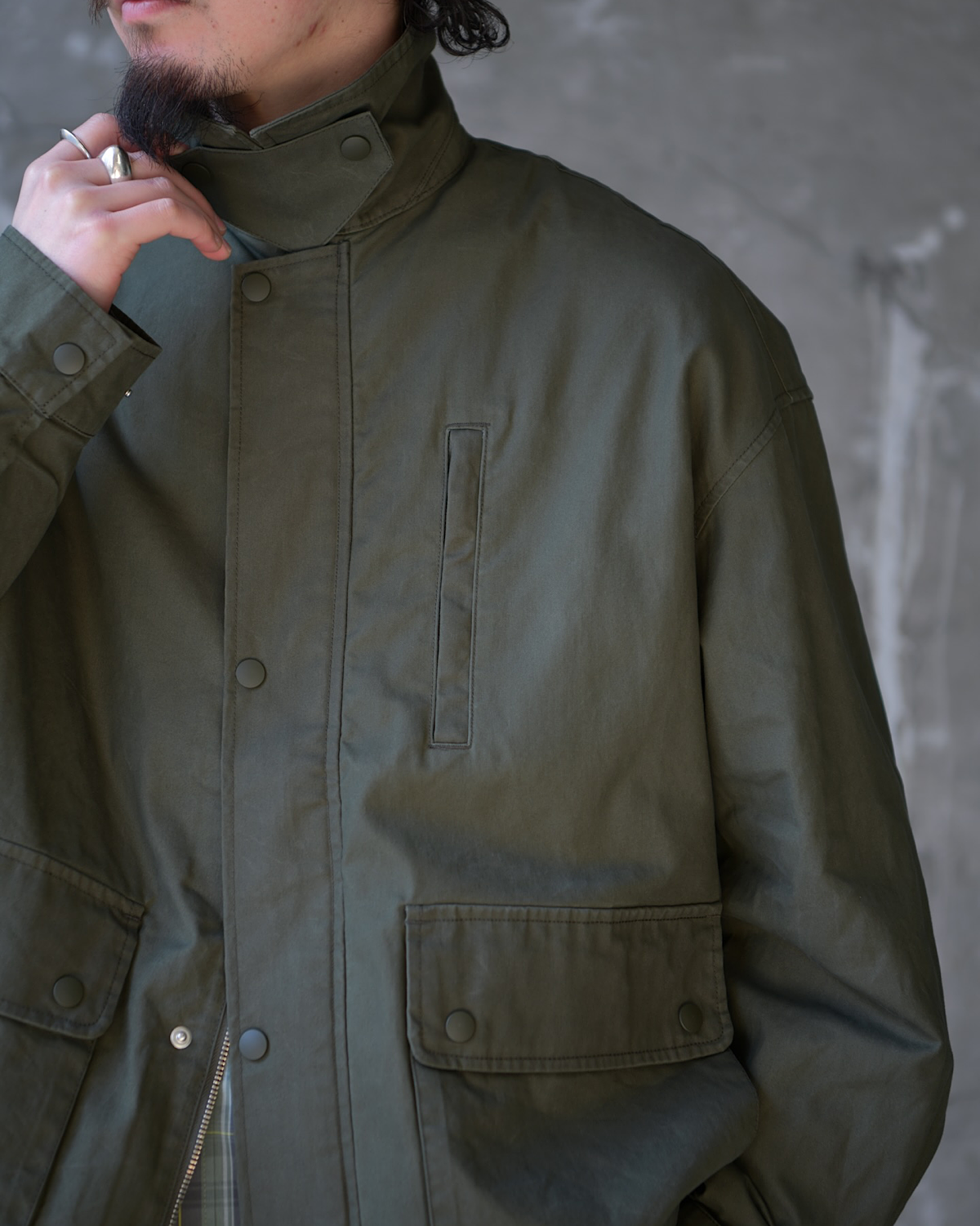 FreshService / WAXED OXFORD UTILITY JACKET (FSC261-30260)
