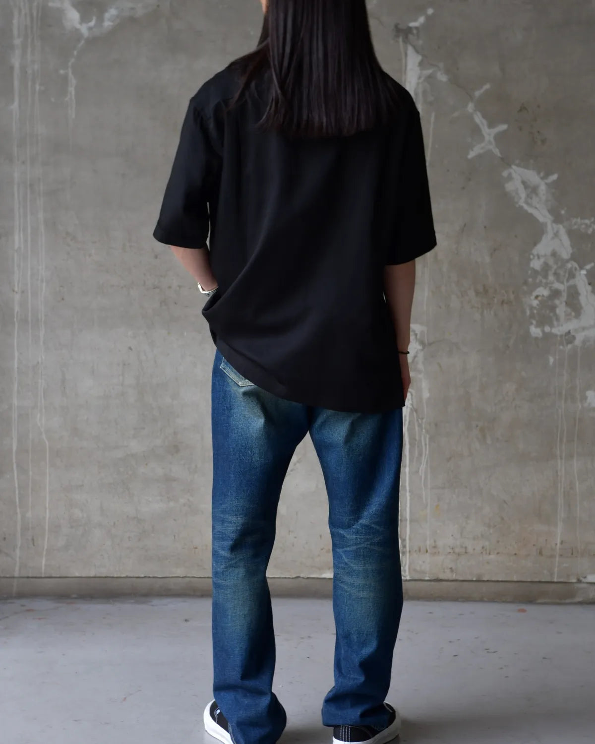 MINEDENIM(マインデニム) / Cu.Denim Wave embroidery S.S SH | 公式