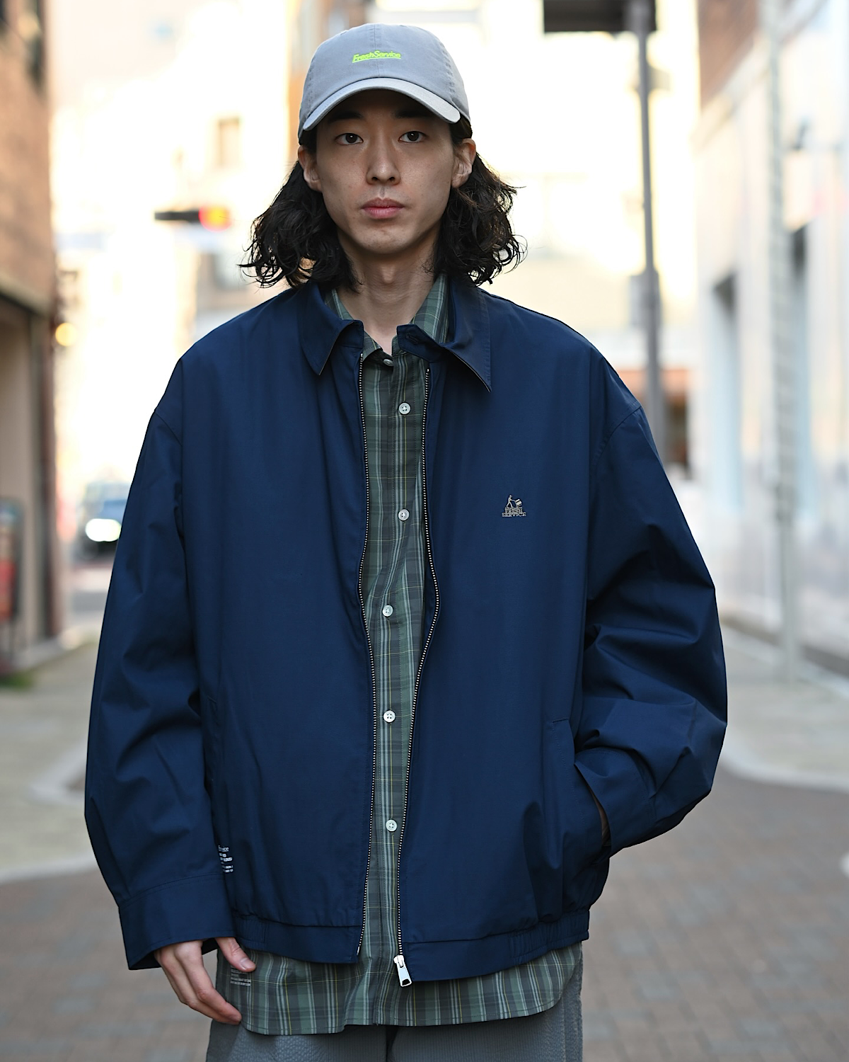 FreshService / MADRAS LINED SWING TOP BLOUSON (FSC261-30294)