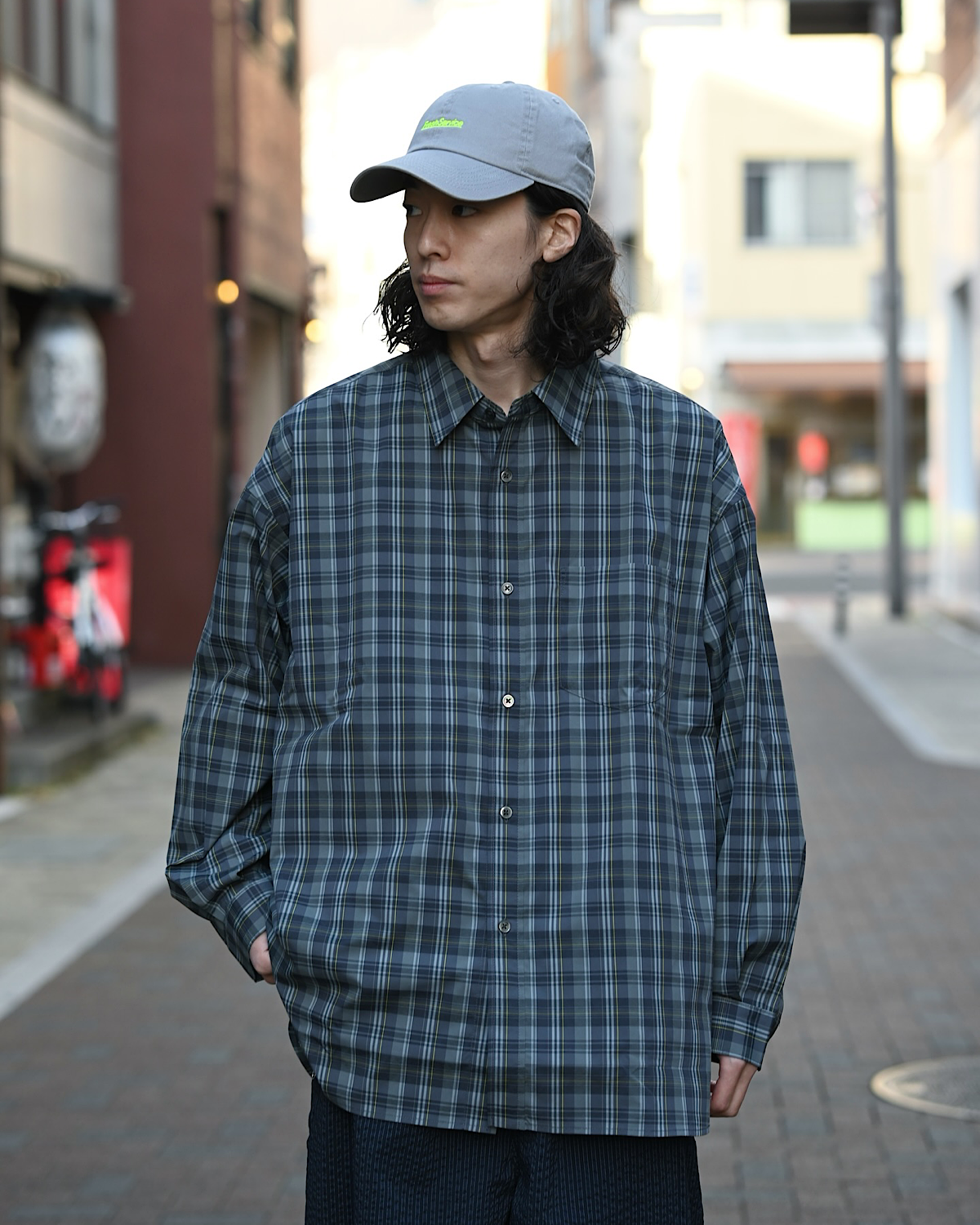 FreshService / MADRAS DRY TECH REGULAR COLLAR SHIRT (FSC261-50251)