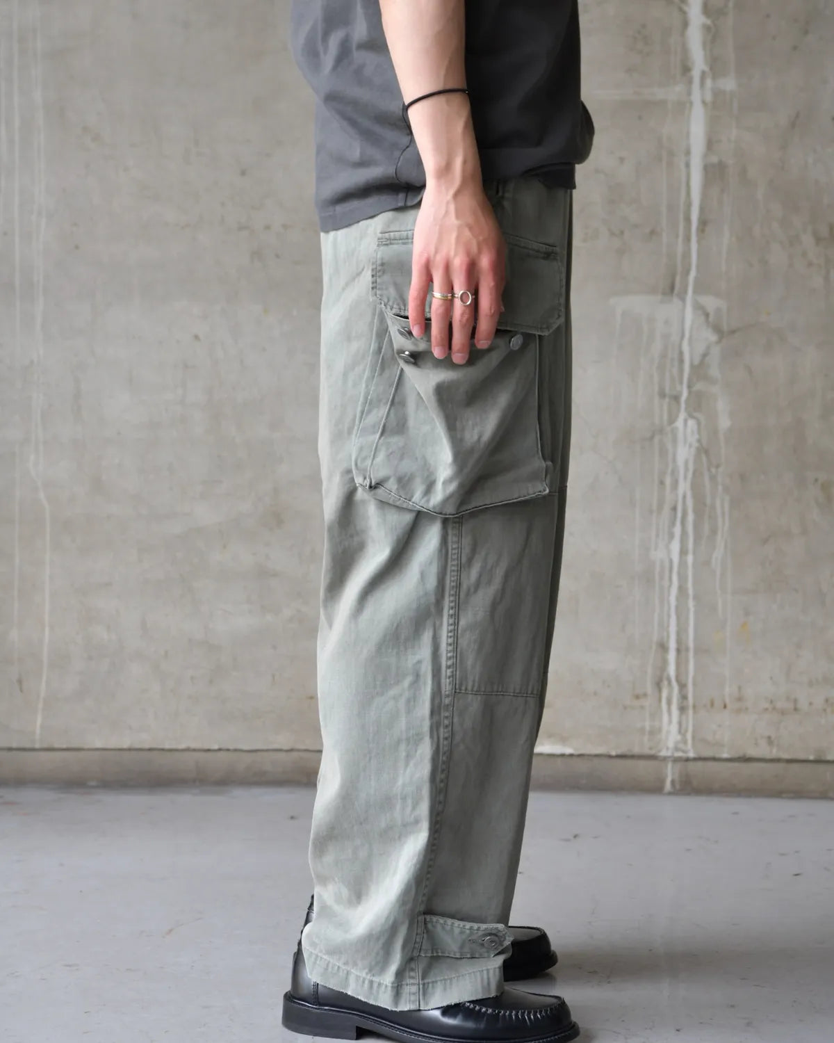 A.PRESSE / Vintage FA HBT M-47 Pants (26SAP-04-43)