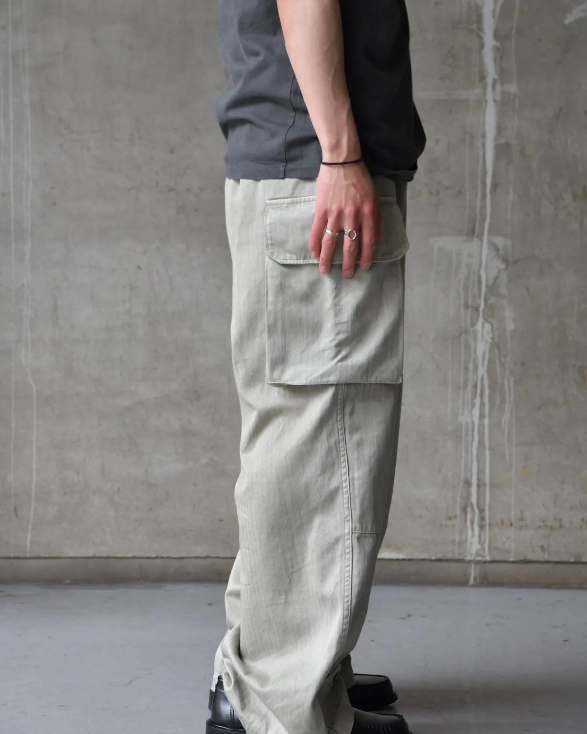A.PRESSE / Vintage FA HBT M-47 Pants (26SAP-04-43)