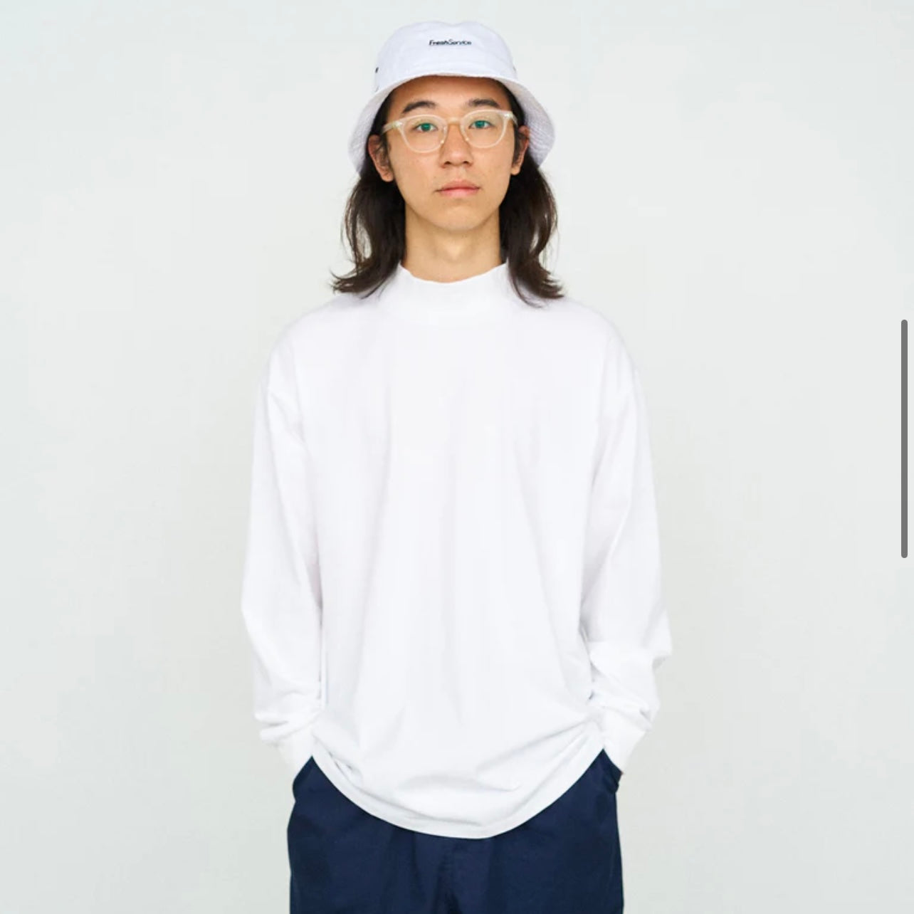 FreshService / 2-PACK OVERSIZED L/S MOCKNECK TEE