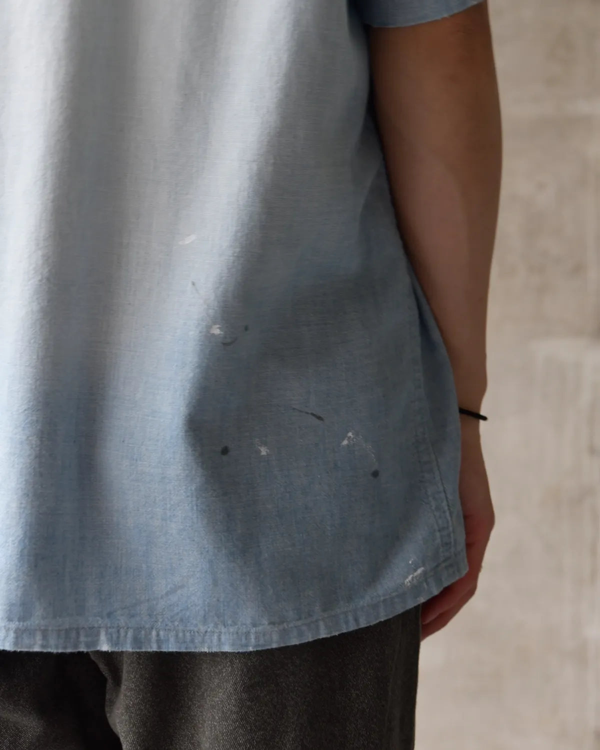 A.PRESSE / Vintage Chambray S/S Shirts (26SAP-02-01)