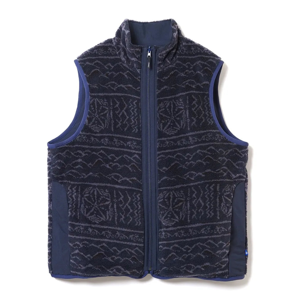 Caledoor / Reversible Nylon Recycled Fleece Vest