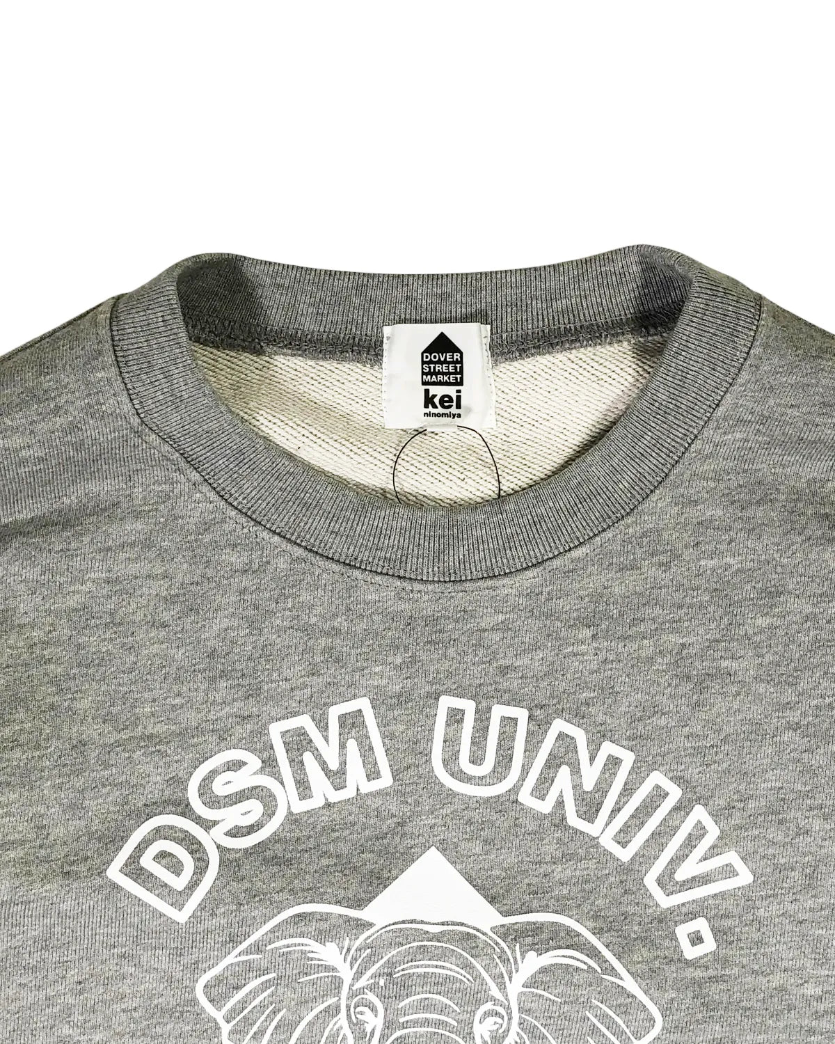 DOVER STREET MARKET kei ninomiya / CREWNECK COTTON BACK PILE KNIT (DSM01T006)