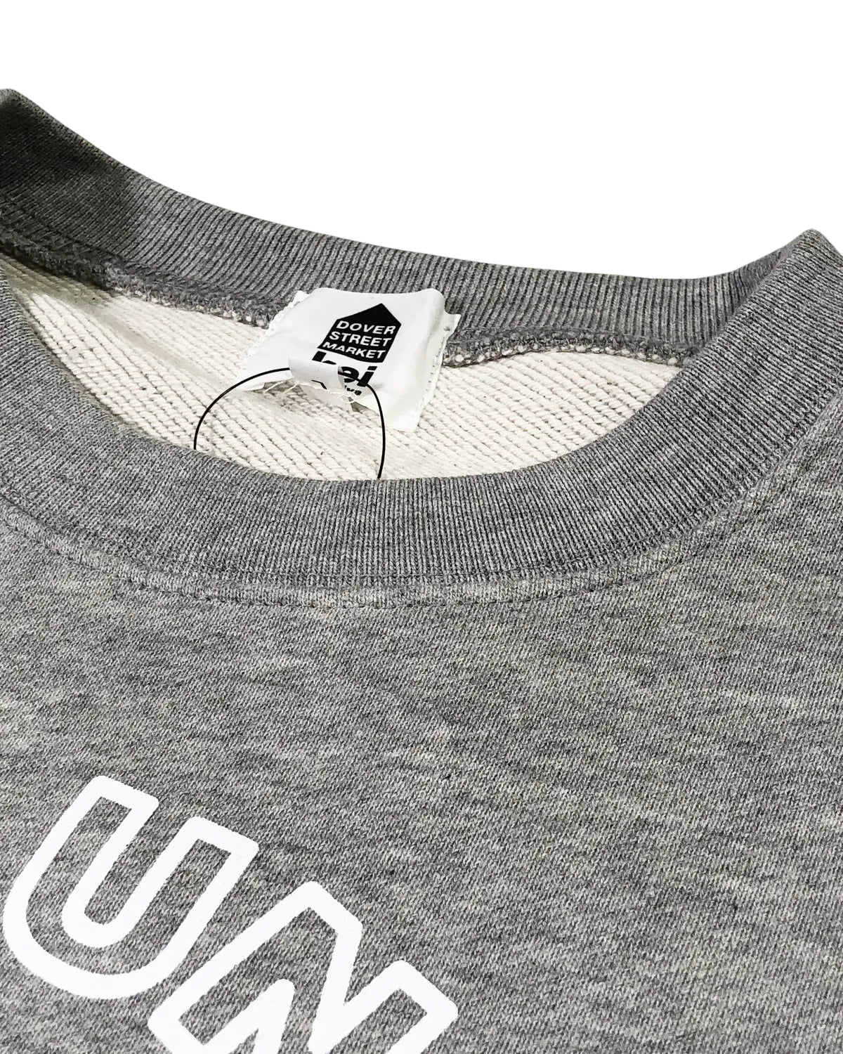 DOVER STREET MARKET kei ninomiya / CREWNECK COTTON BACK PILE KNIT (DSM01T006)