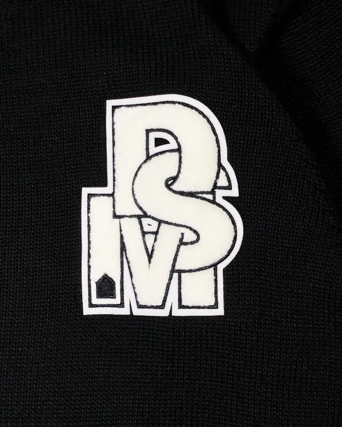 DOVER STREET MARKET kei ninomiya / OVERSIZED CARDIGAN WITH PATCH KNIT (DSM01N001)