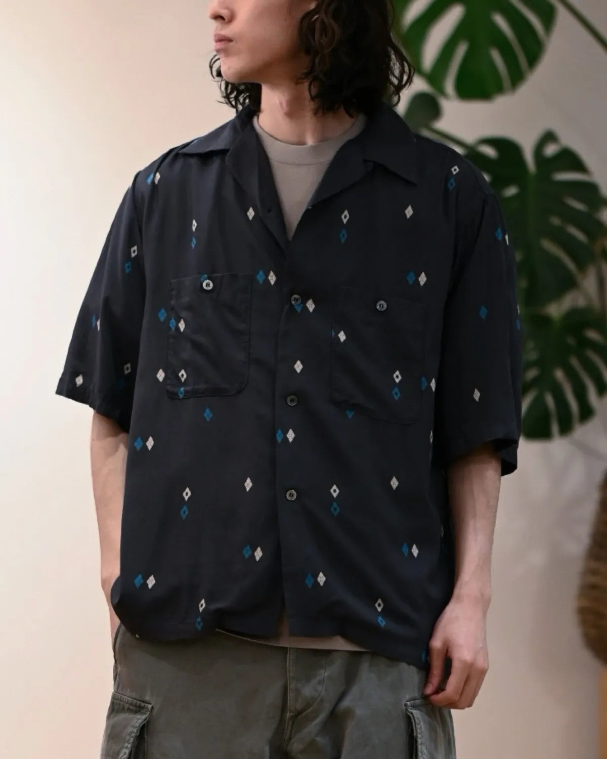 Unlikely / Unlikely Rayon Shirts S/S Argyle (U26S-01-0001)
