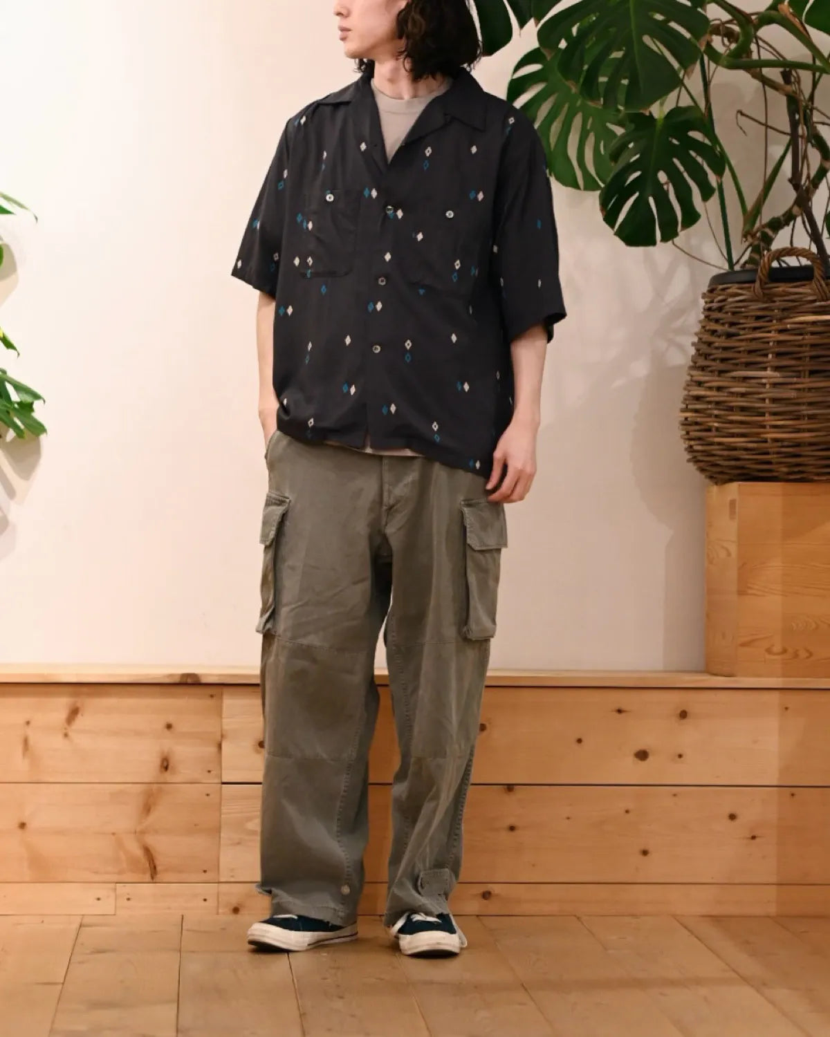 Unlikely / Unlikely Rayon Shirts S/S Argyle (U26S-01-0001)