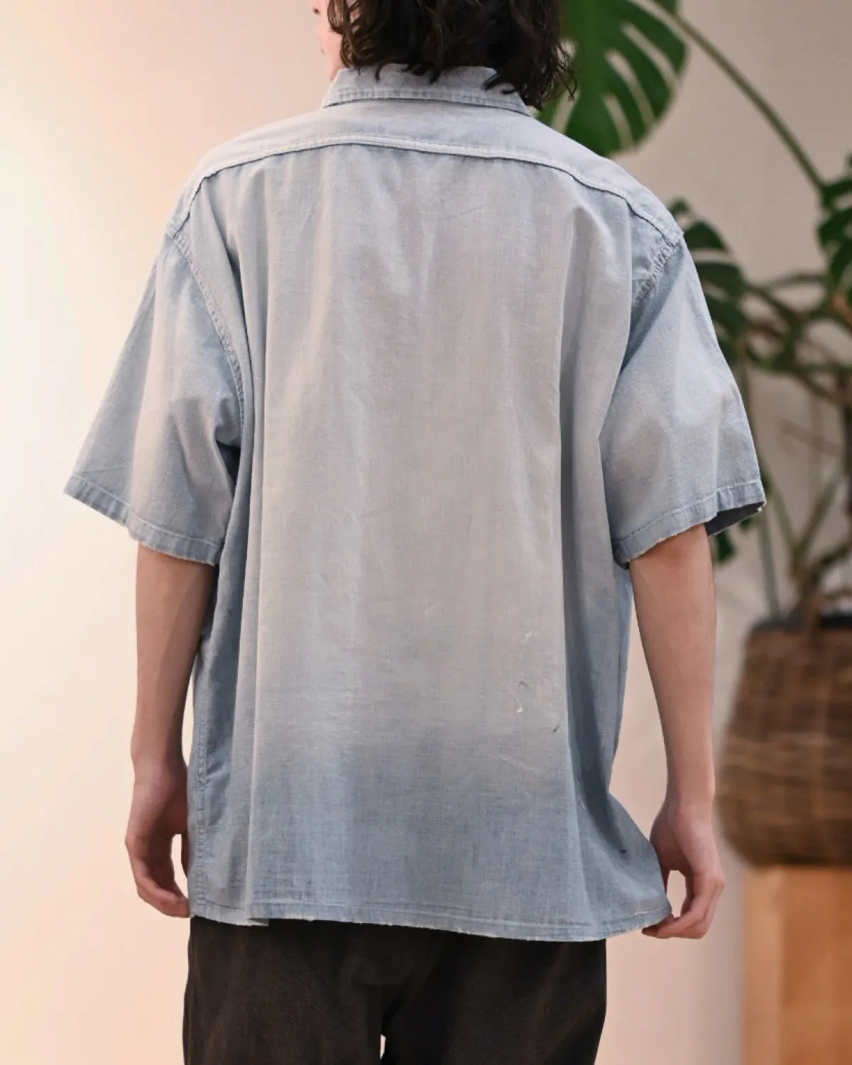 A.PRESSE / Vintage Chambray S/S Shirts (26SAP-02-01)