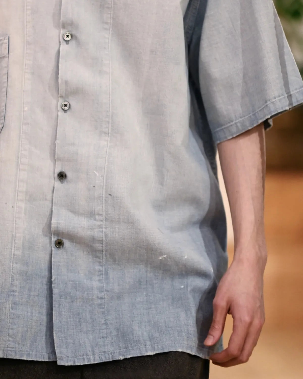 A.PRESSE / Vintage Chambray S/S Shirts (26SAP-02-01)