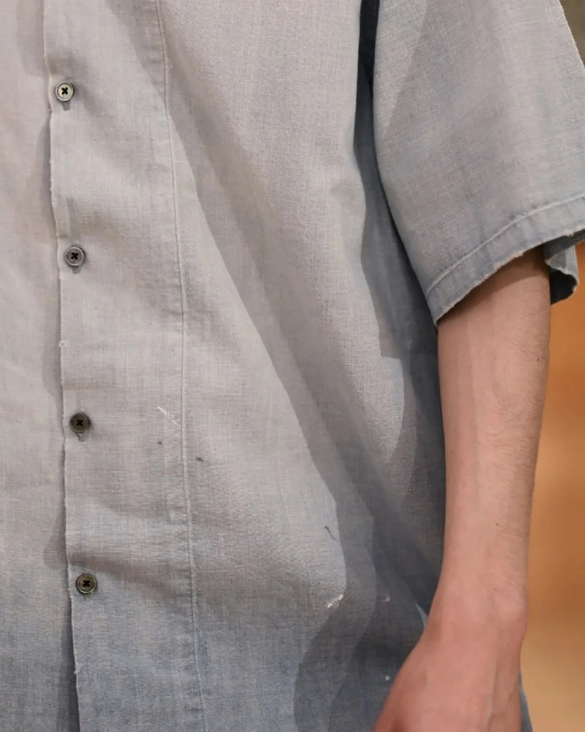 A.PRESSE / Vintage Chambray S/S Shirts (26SAP-02-01)