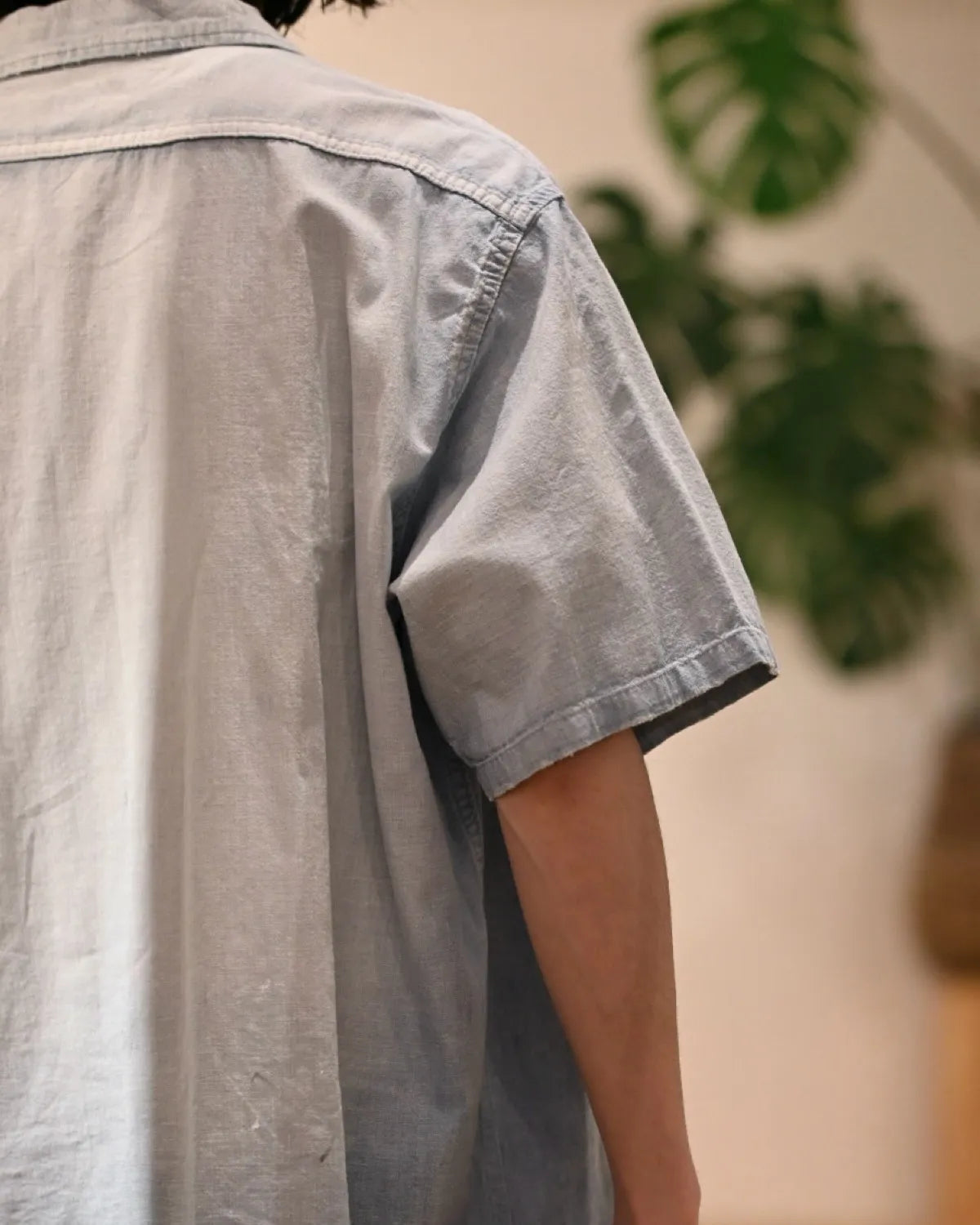 A.PRESSE / Vintage Chambray S/S Shirts (26SAP-02-01)