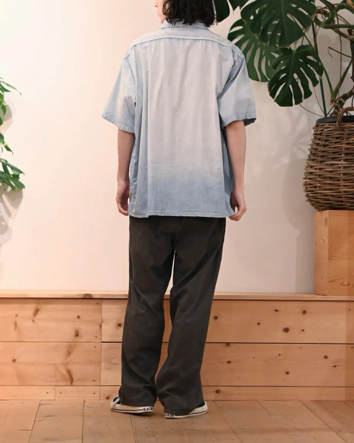 A.PRESSE / Vintage Chambray S/S Shirts (26SAP-02-01)