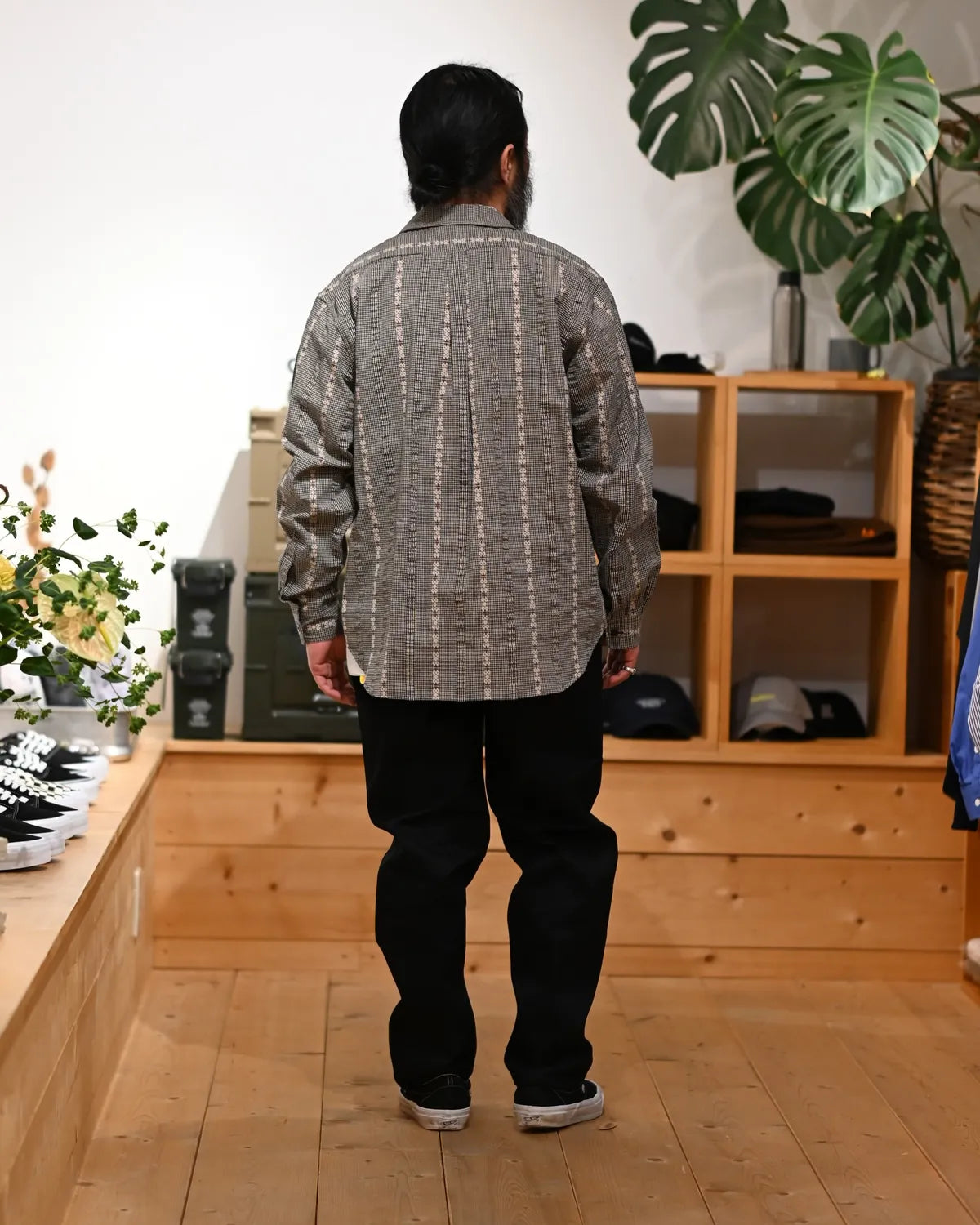 SUGARHILL / DOBBY OPEN COLLAR SHIRT (26440505)