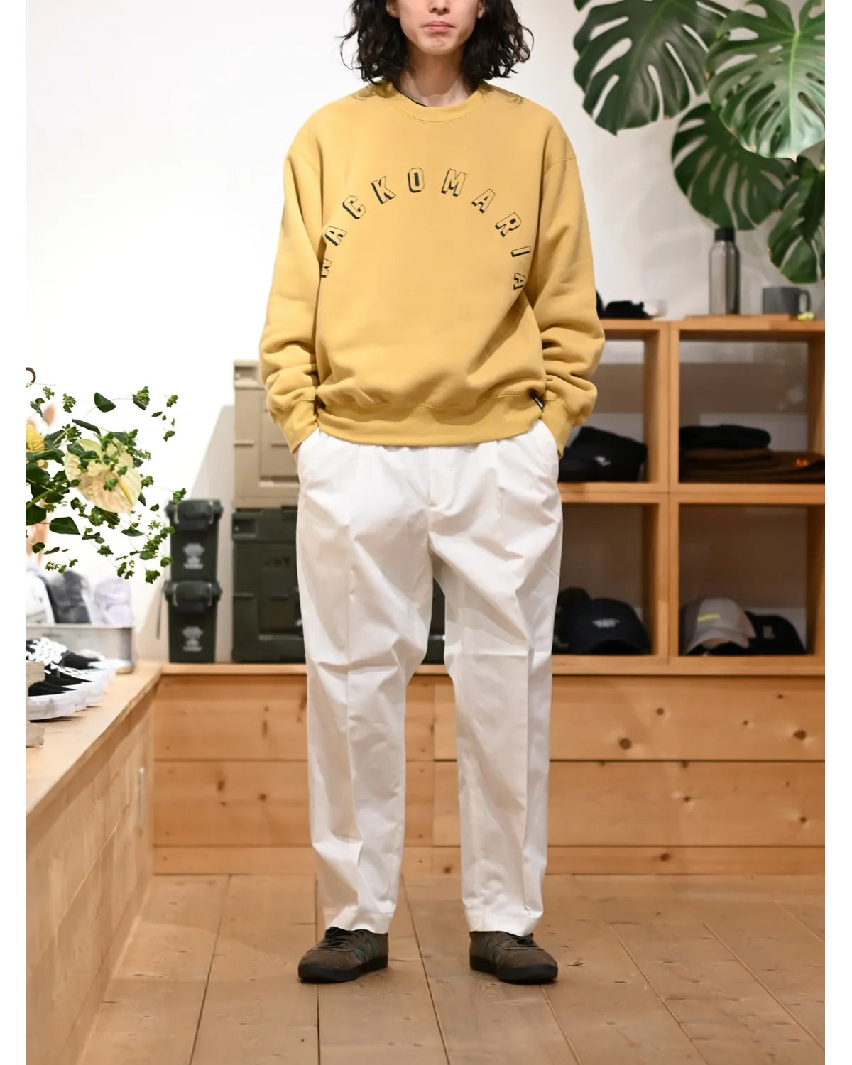 WACKO MARIA / MIDDLE WEIGHT SWEAT SHIRT (26SS-WMC-SS08)