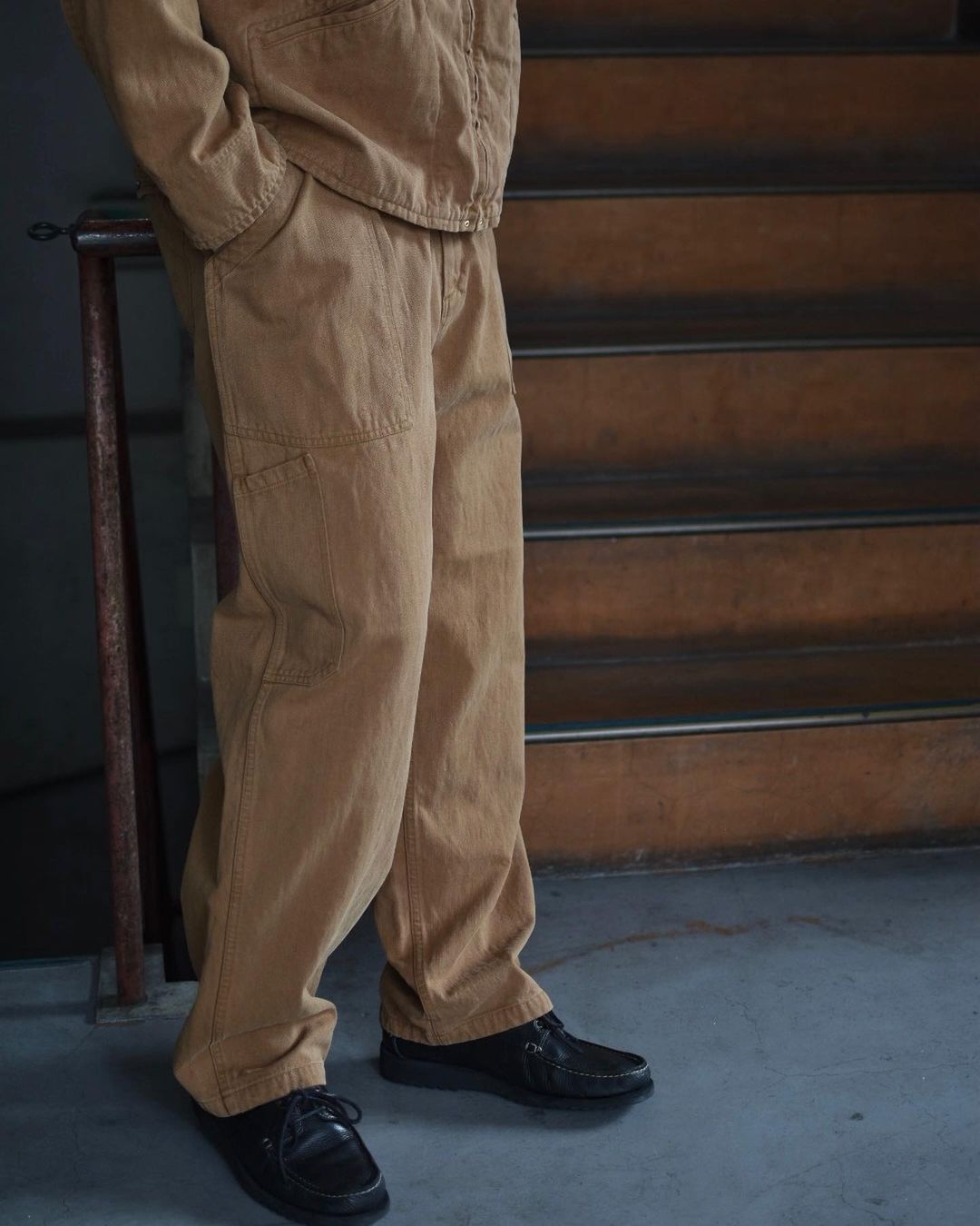 A.PRESSE / Silk Hemp French Air Force Mechanic Pants