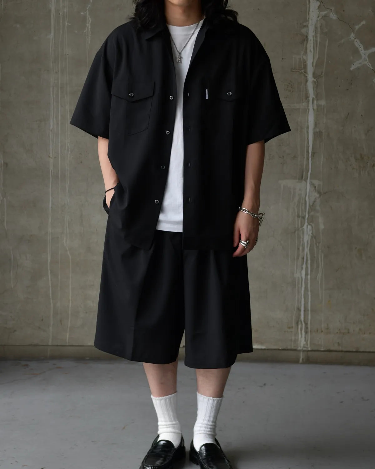 COOTIE PRODUCTIONS® / T/W S/S Scout Shirt (CTE-26S402-PLAIN)
