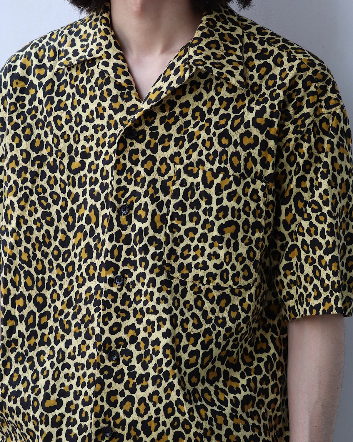 MINEDENIM(マインデニム) / Leopard Print Flannel S.S Open Collar SH