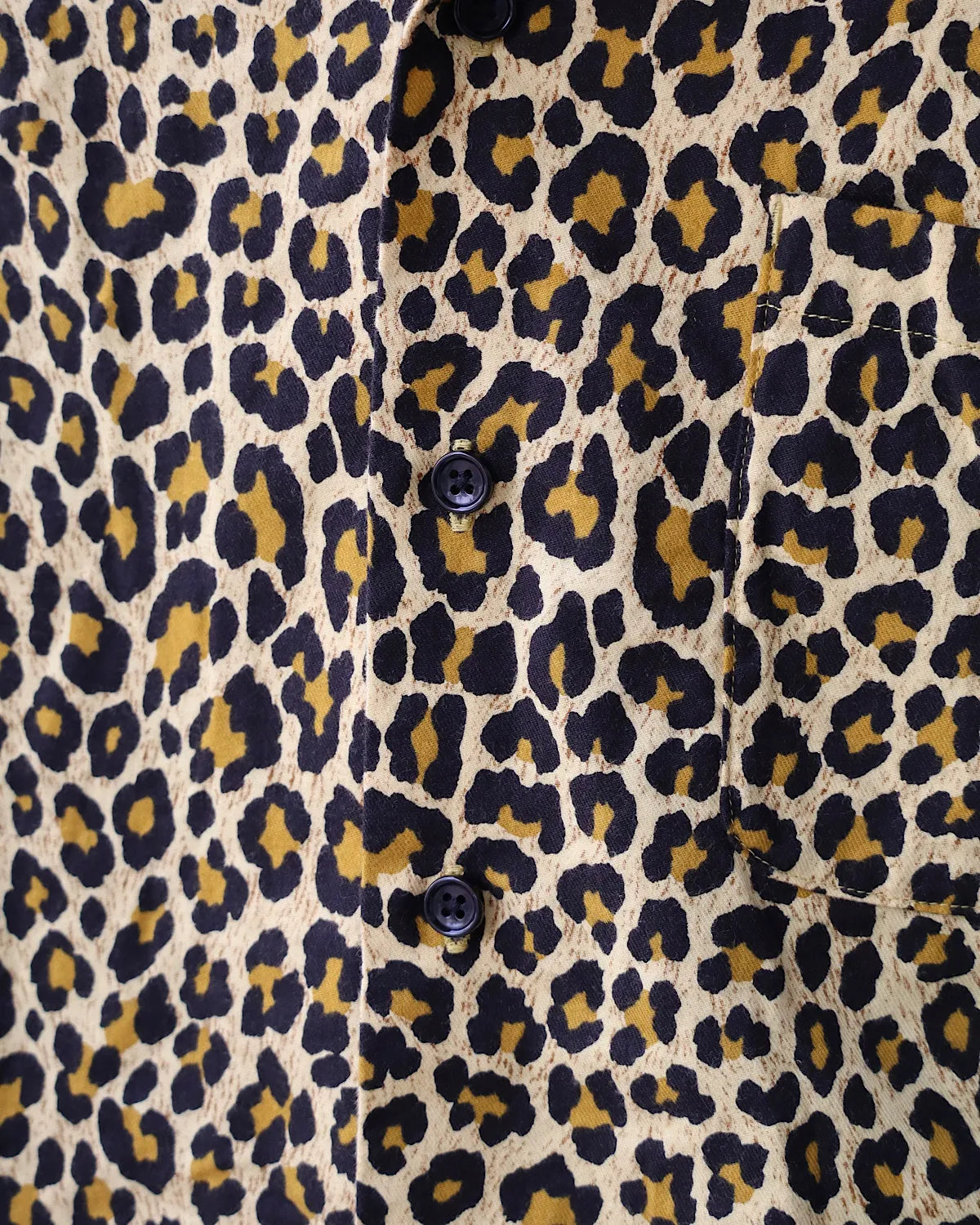 MINEDENIM(マインデニム) / Leopard Print Flannel S.S Open Collar SH