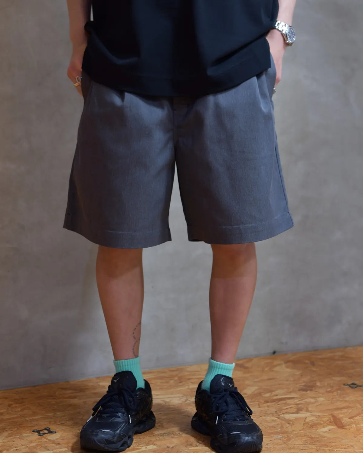 N.HOOLYWOOD COMPILE × Dickies / 2TUCK HALF PANTS (2261-CP41-029)