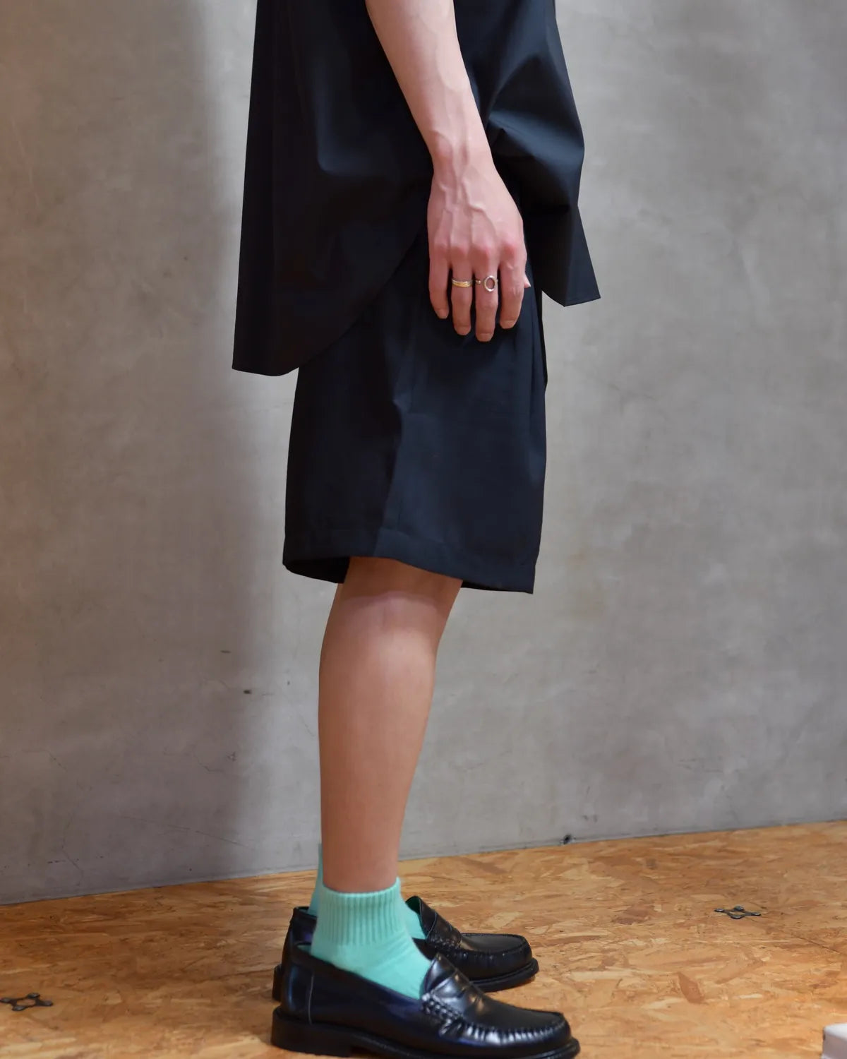 N.HOOLYWOOD COMPILE / 2TUCK EASY HALF PANTS (2261-CP50-004)