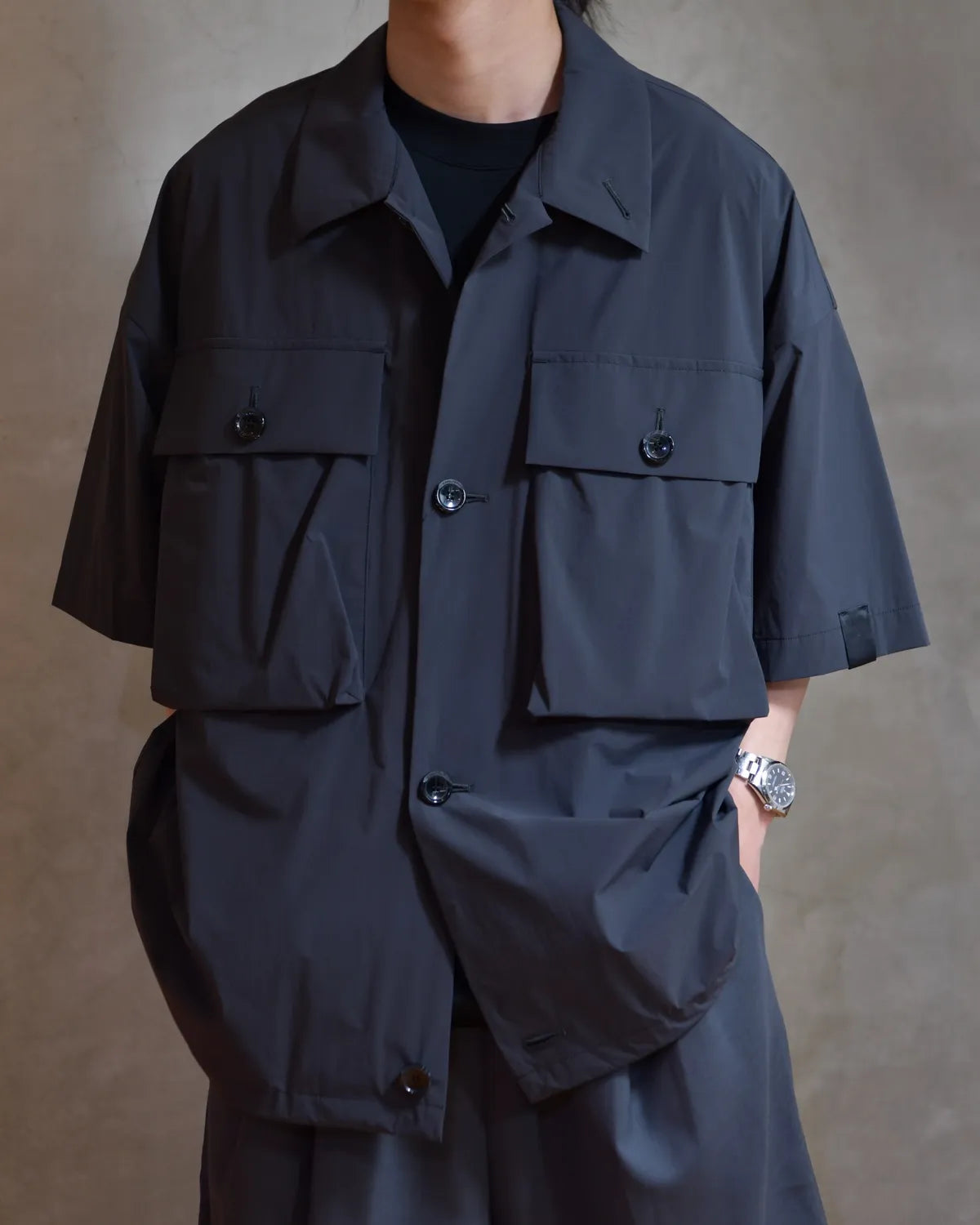 N.HOOLYWOOD COMPILE / FLAP-POCKET HALF SLEEVE SHIRT (2261-SH51-005)