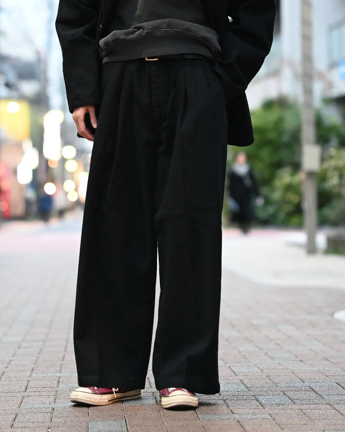 COOTIE PRODUCTIONS® / C/Li Canvas 2 Tuck Trousers (CTE-26S104)