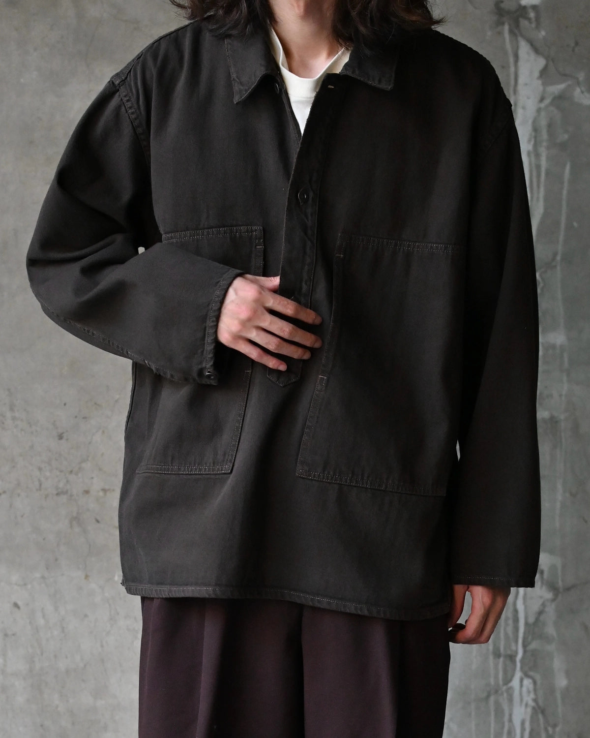A.PRESSE / Vintage M-35 Denim Pullover Jacket (26AAP-01-57)