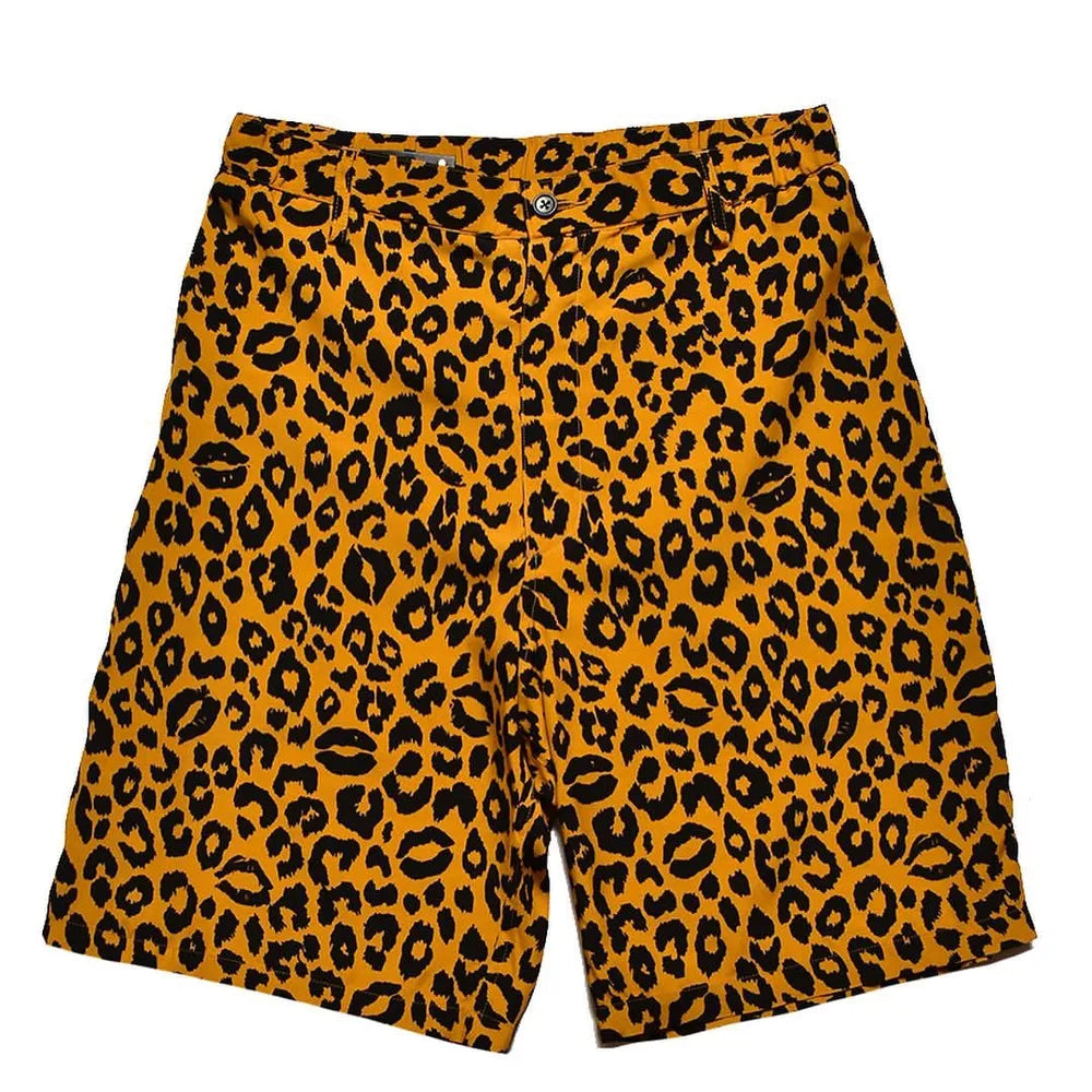 MINEDENIM  の Lips Leopard Pront Easy Shorts