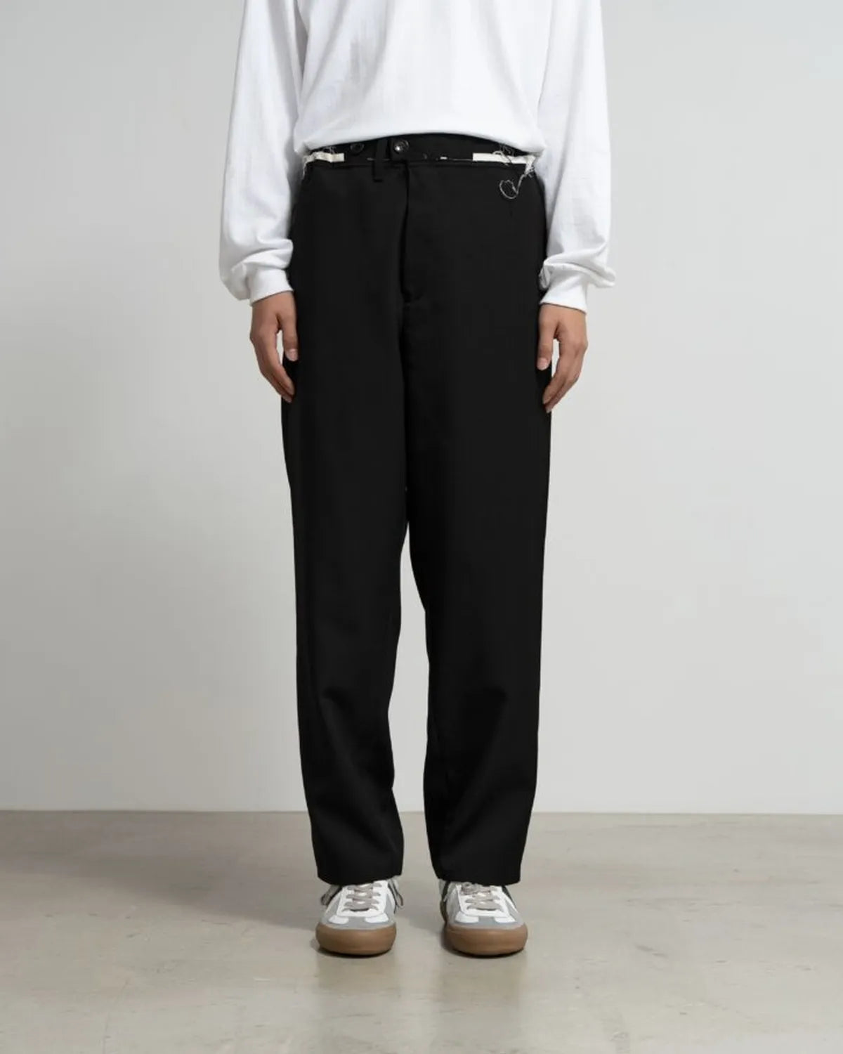 Graphpaper × CAMIEL FORTGEN / C.F × GP Scale Off-Wool Pants (GM254-40103)