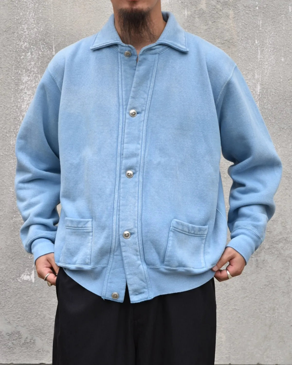 A.PRESSE / Vintage Sweat Cardigan (25AAP-05-08)