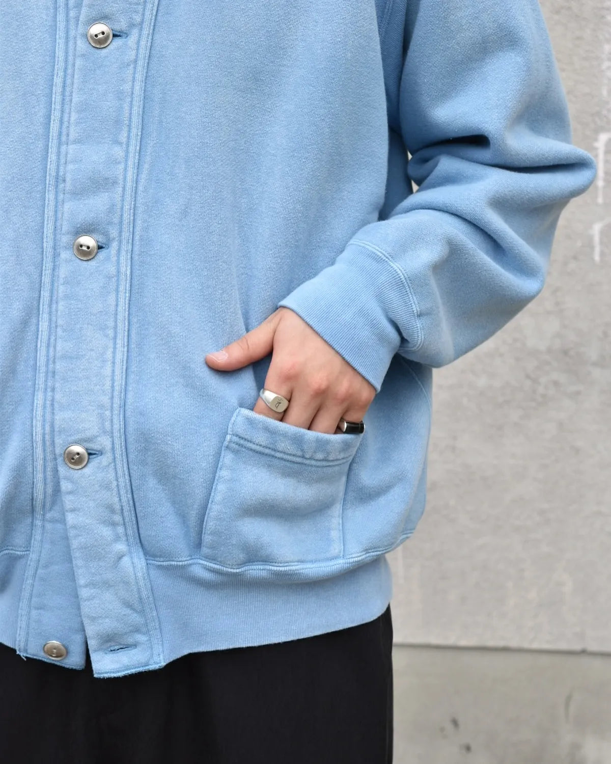 A.PRESSE / Vintage Sweat Cardigan (25AAP-05-08)